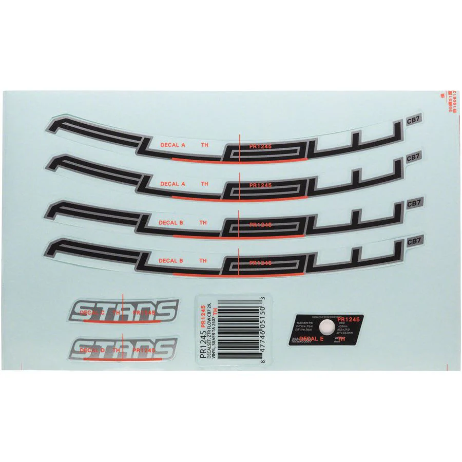 Flow CB7 Rim Decal
