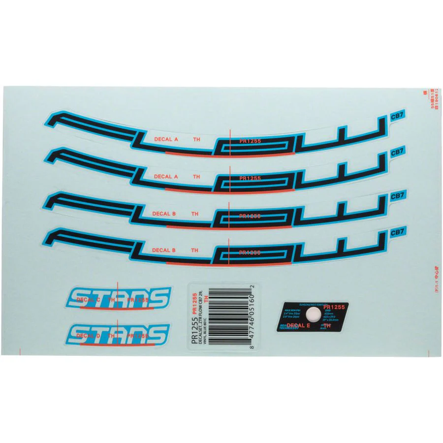 Flow CB7 Rim Decal - Image 5