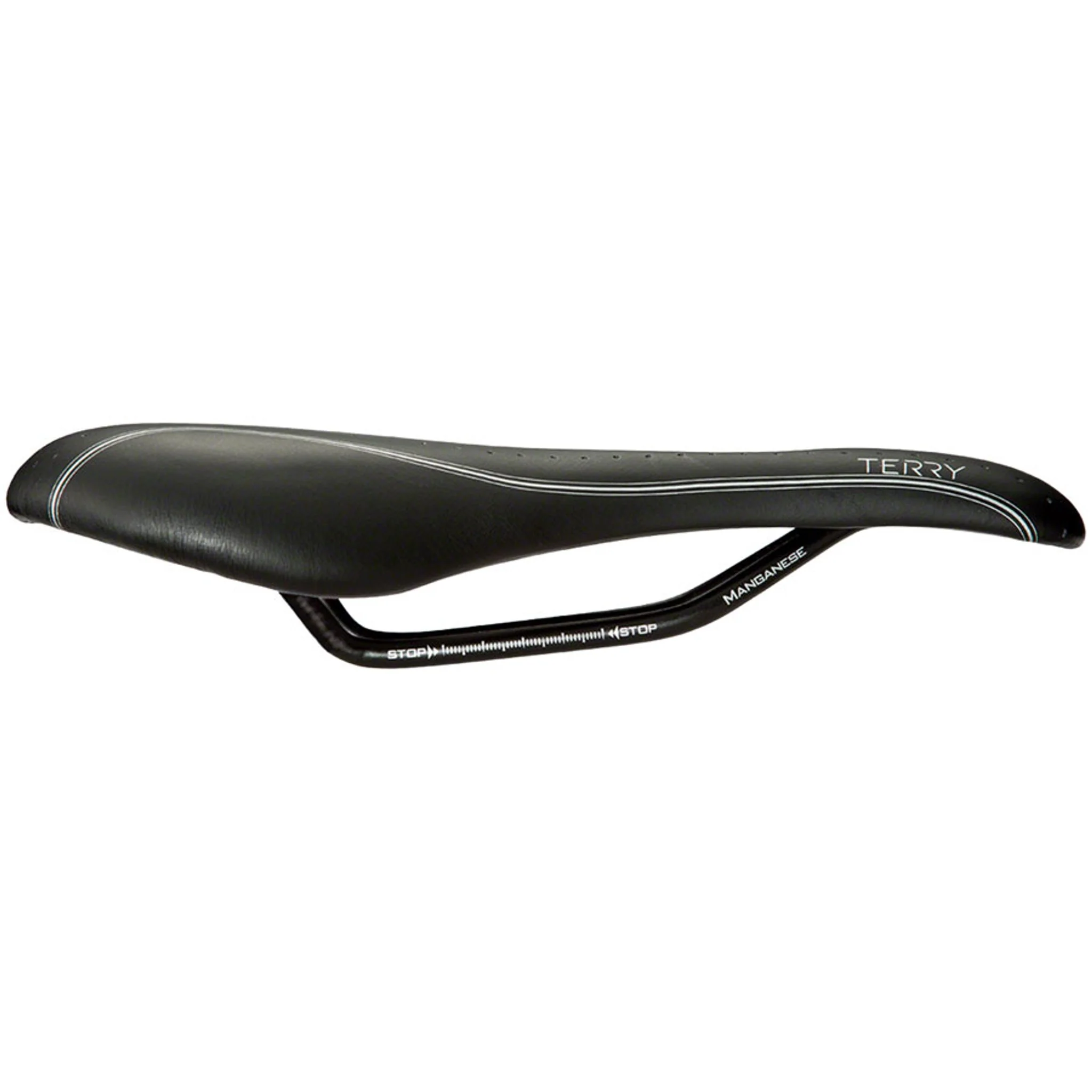 Terry FLX Gel Saddle - Manganese, Black, Women's - Image 3