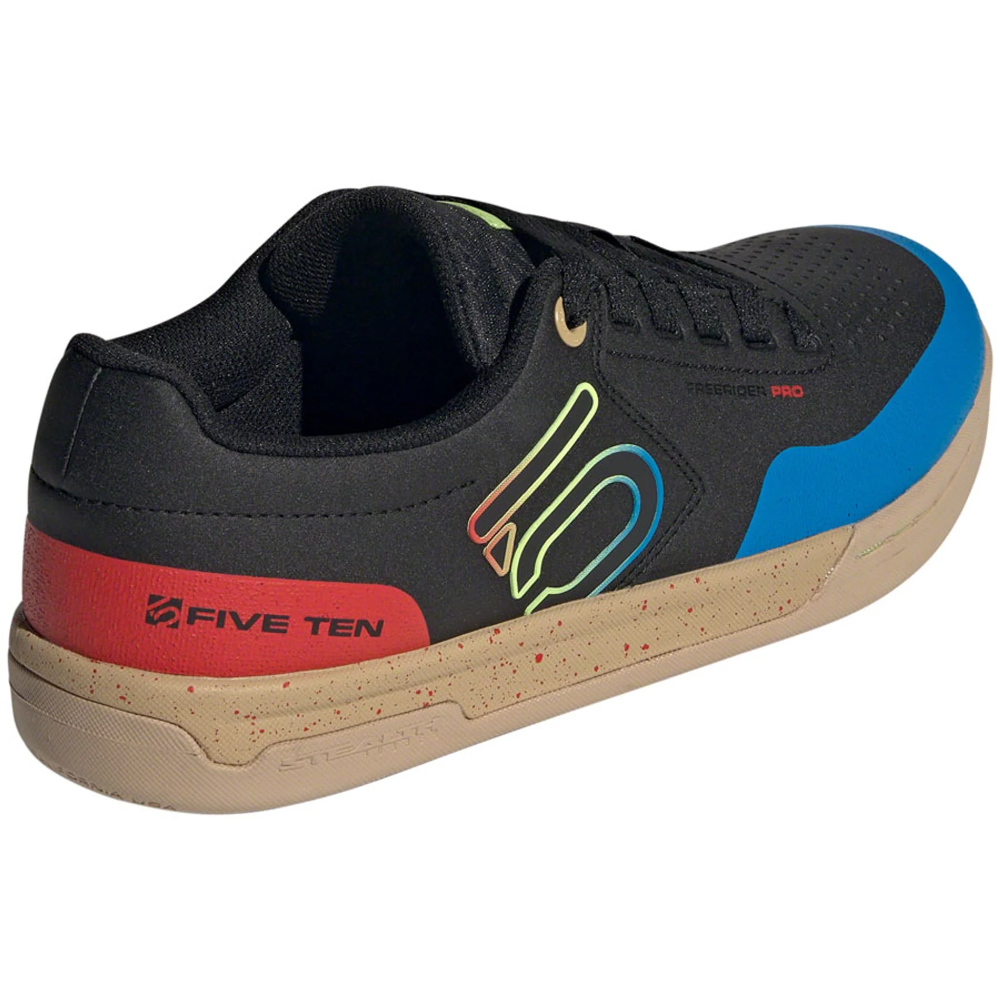 Freerider Flat Shoes - Men's, Core Black/Carbon/Pulse Lime - Image 8
