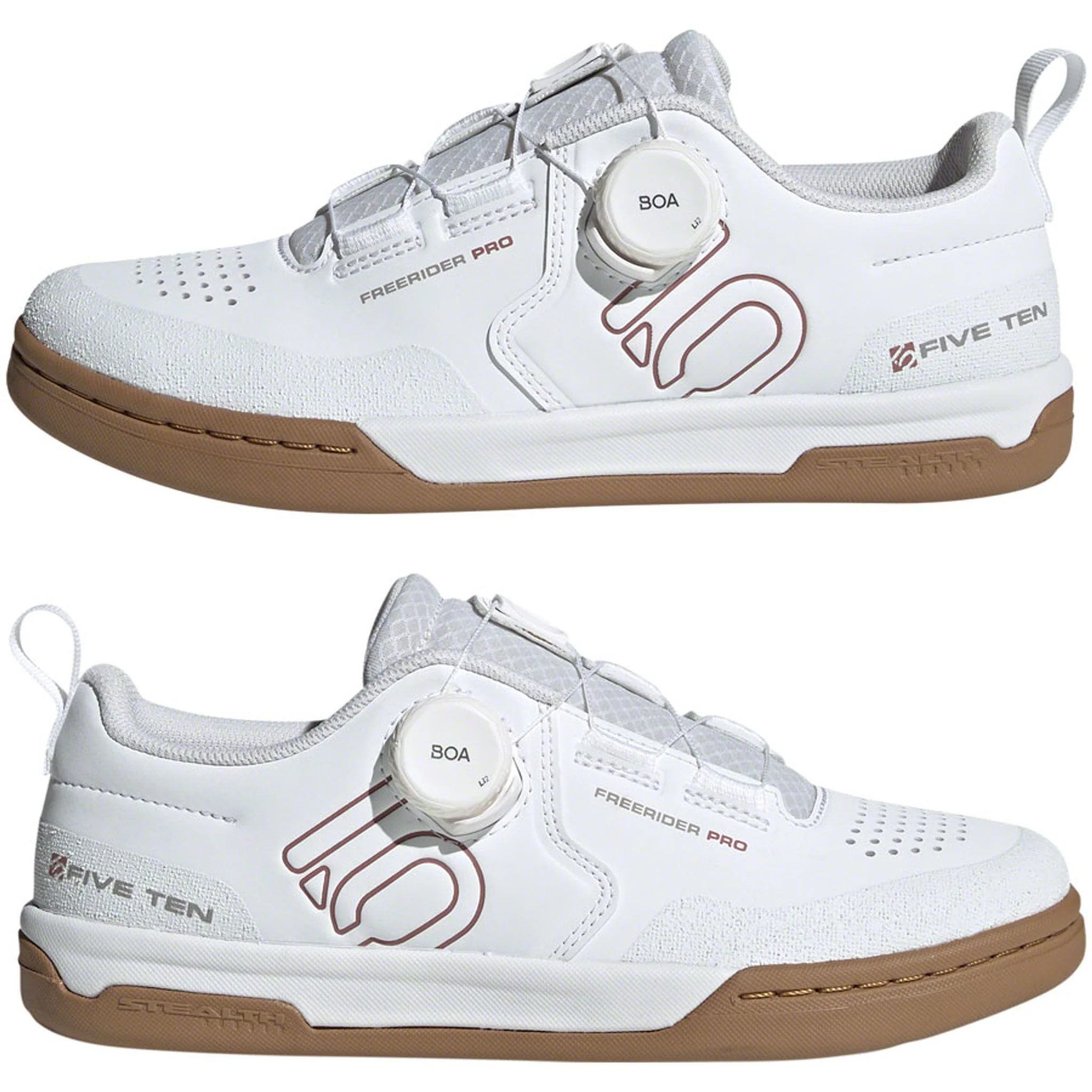 Freerider Pro BOA Flat Shoes - Women's,  FTWR White/Warm Clay/Gray Three - Image 4