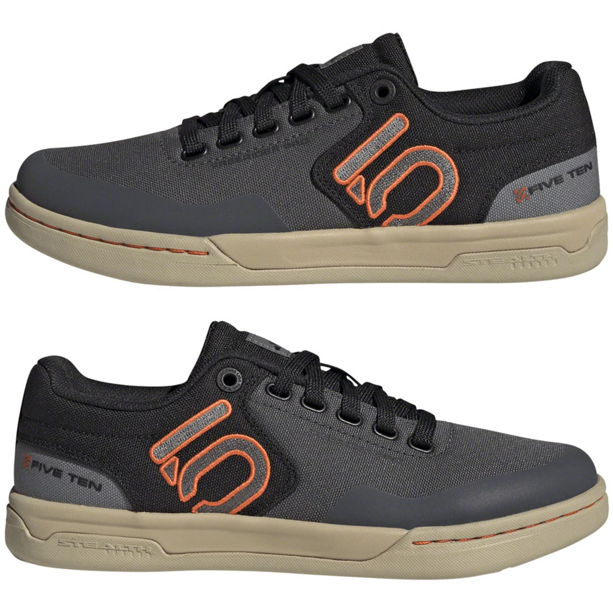 Freerider Pro Canvas Flat Shoes - Women's, Gray Six/Gray Four/Impact Orange - Image 5