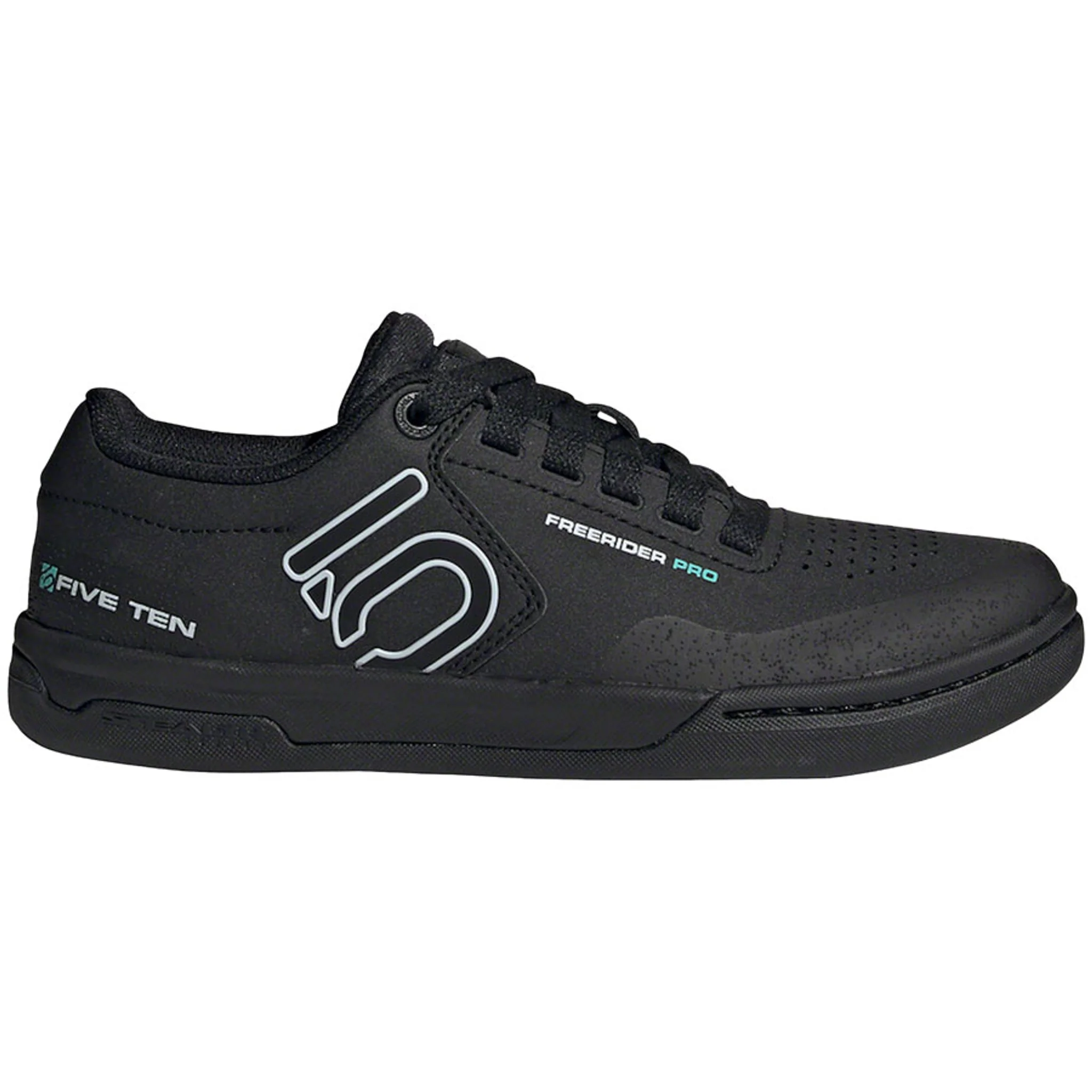 Freerider Pro Flat Shoes  -  Women's, Core Black / Crystal White / Acid Mint - Image 11