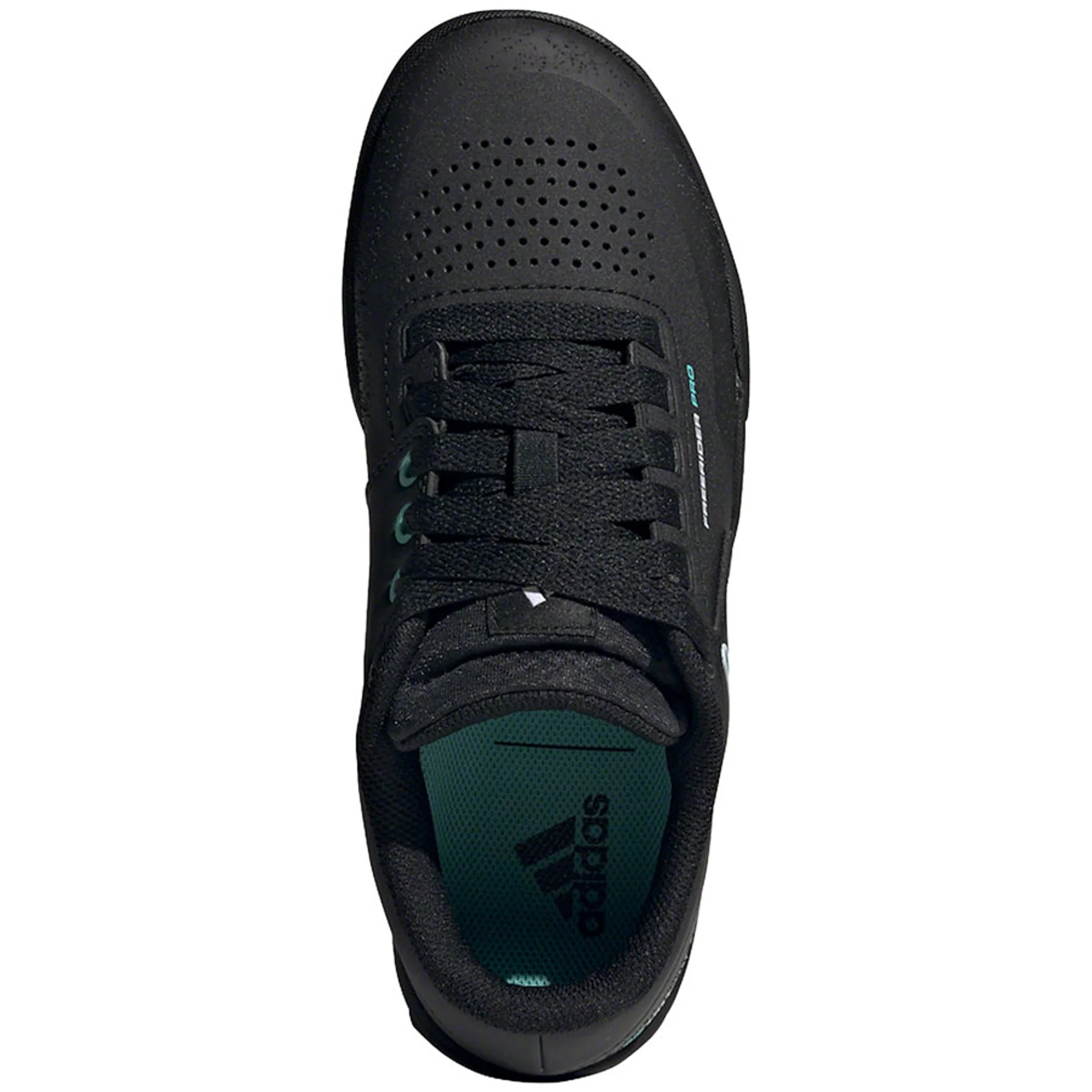 Freerider Pro Flat Shoes  -  Women's, Core Black / Crystal White / Acid Mint - Image 13