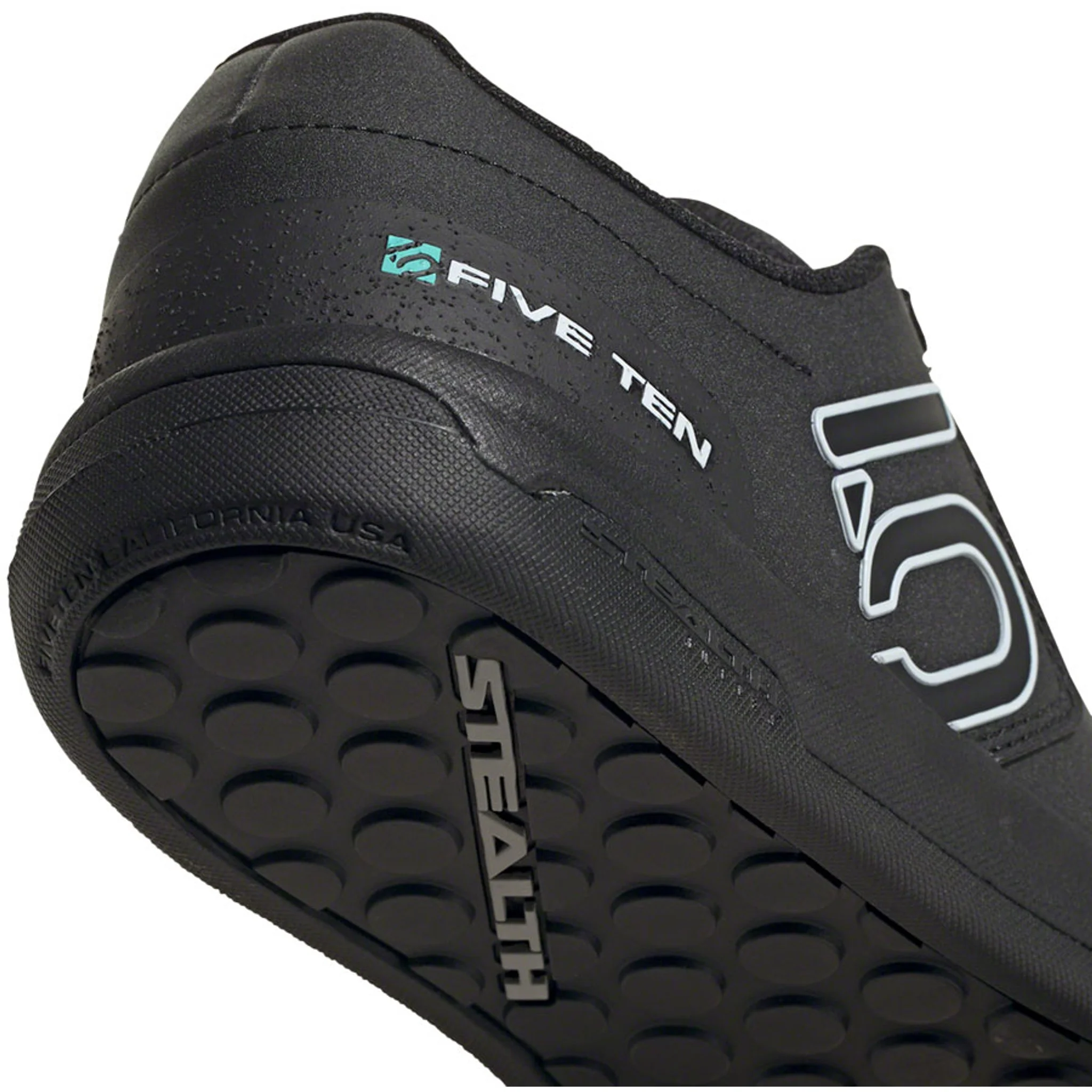 Freerider Pro Flat Shoes  -  Women's, Core Black / Crystal White / Acid Mint - Image 15