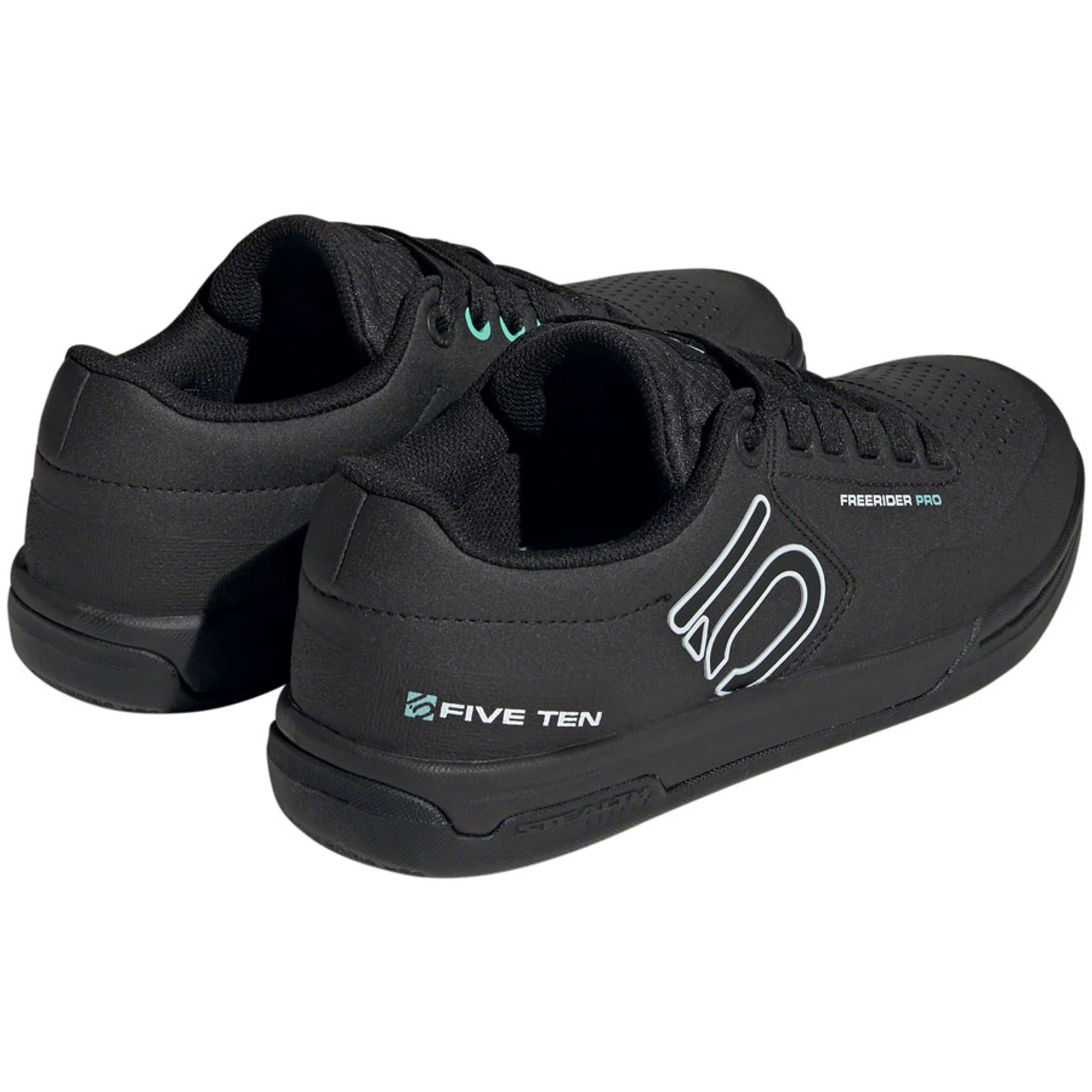Freerider Pro Flat Shoes  -  Women's, Core Black / Crystal White / Acid Mint - Image 18
