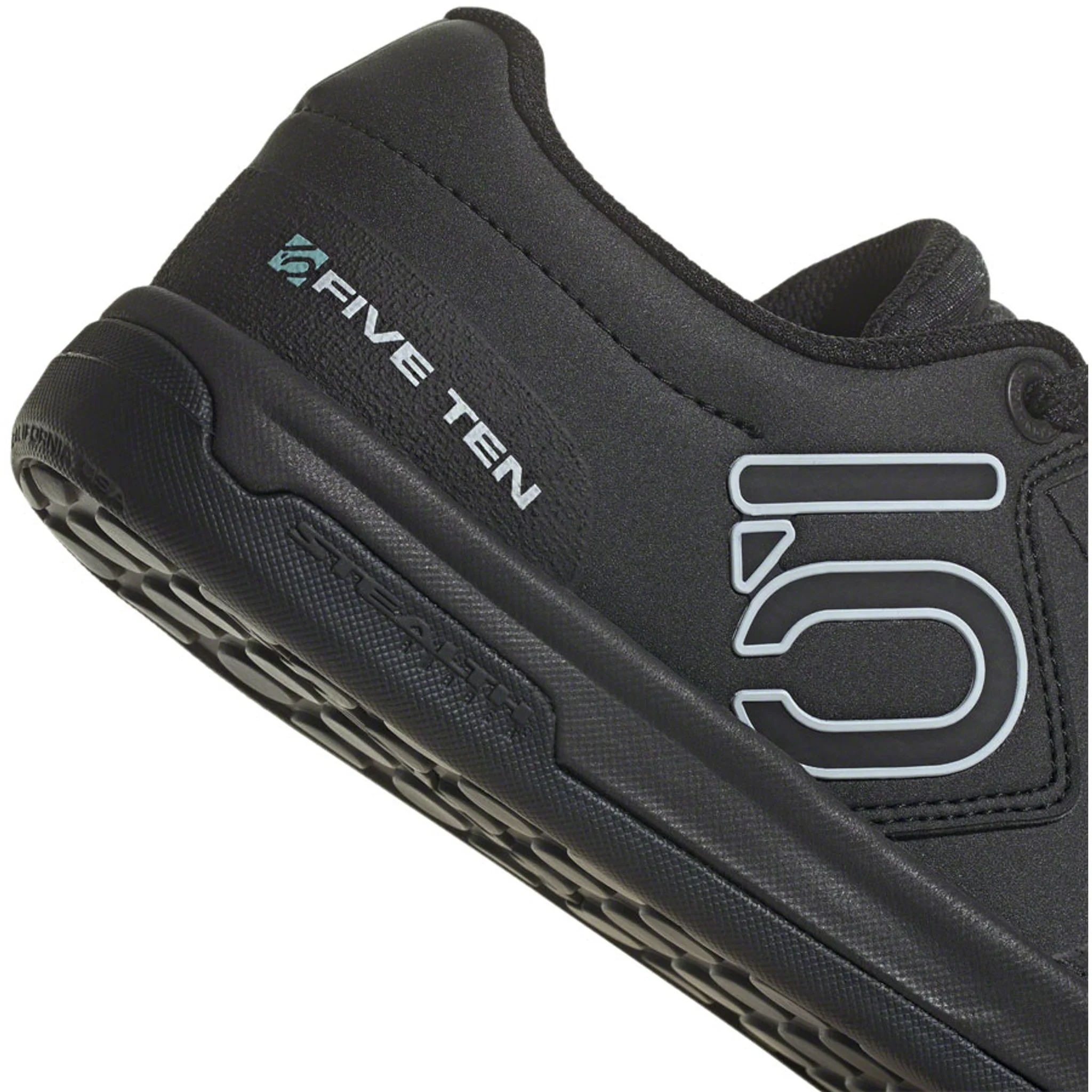 Freerider Pro Flat Shoes  -  Women's, Core Black / Crystal White / Acid Mint - Image 7