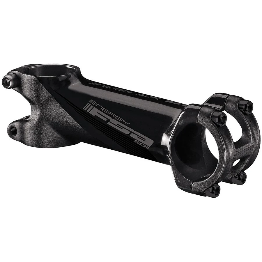 FSA Energy SCR Stem, 31.8mm Clamp Diameter, 130mm Length, ±6° Angle, Smart Cable Routing (SCR) – Alloy