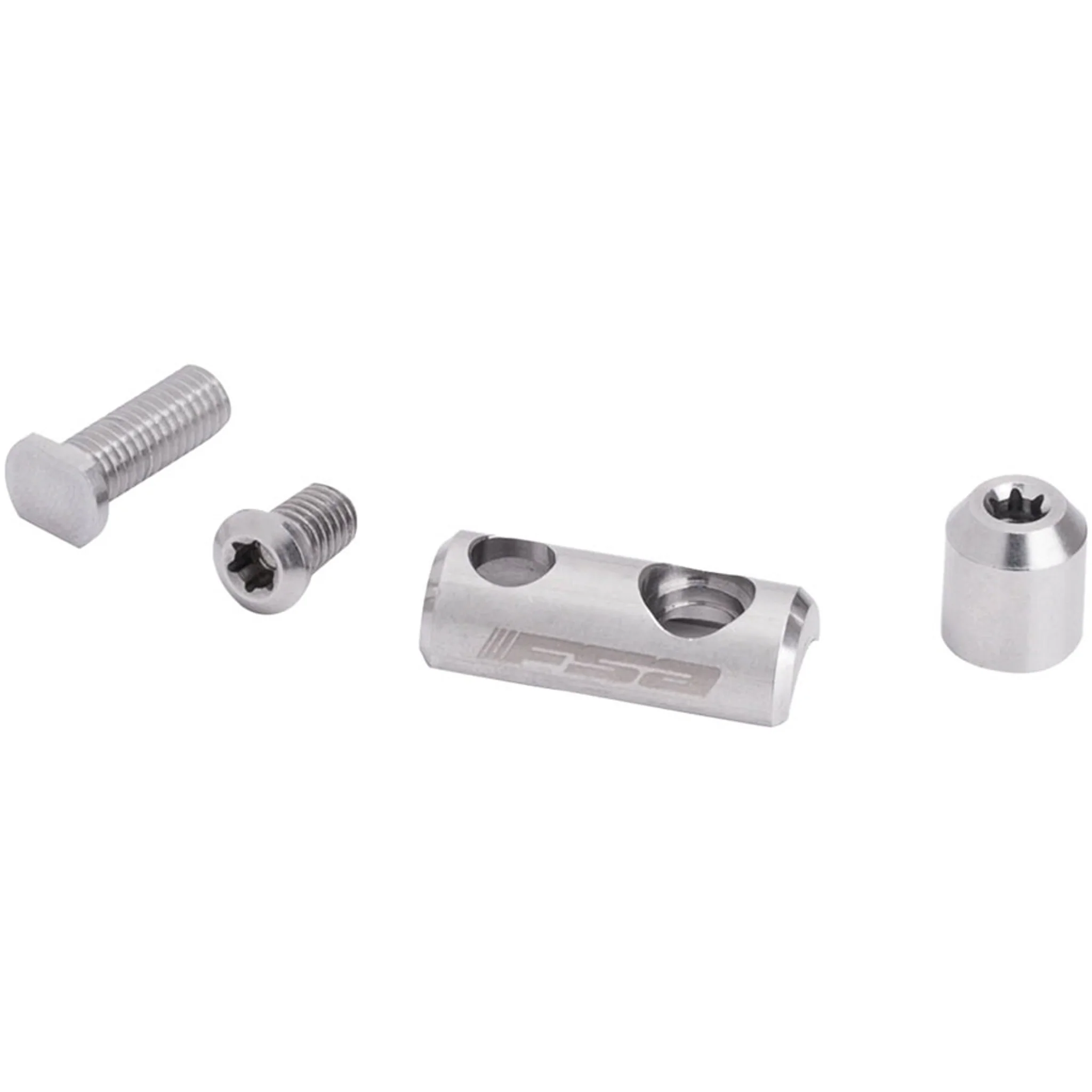FSA Front Derailleur Adapter, For Super Compact Cranks, Compatible with 48/32 and 46/30 Chainrings – Black