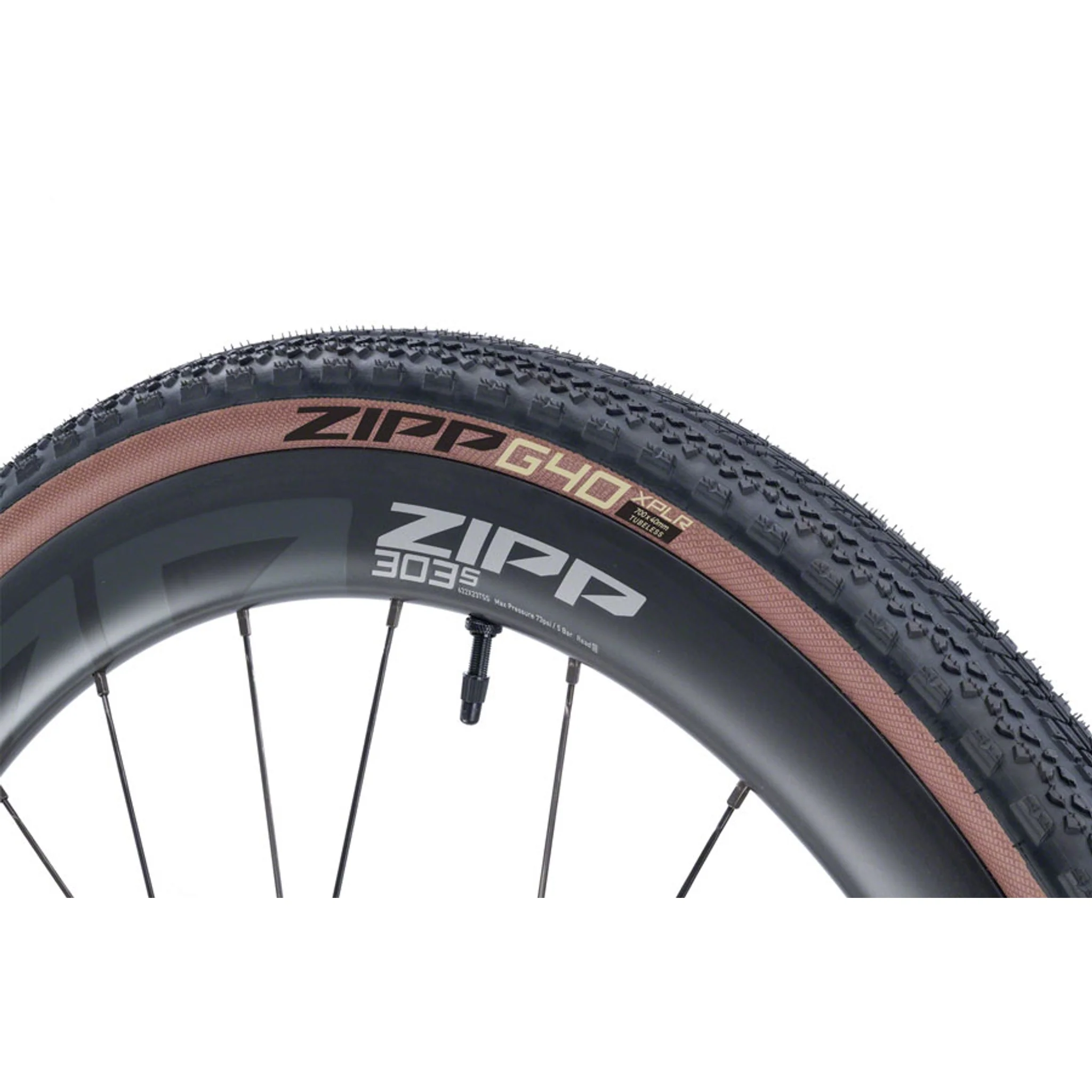 G40 XPLR Puncture Resistant Tire - 700 x 40, Tubeless, Folding, Black/Tan, A2