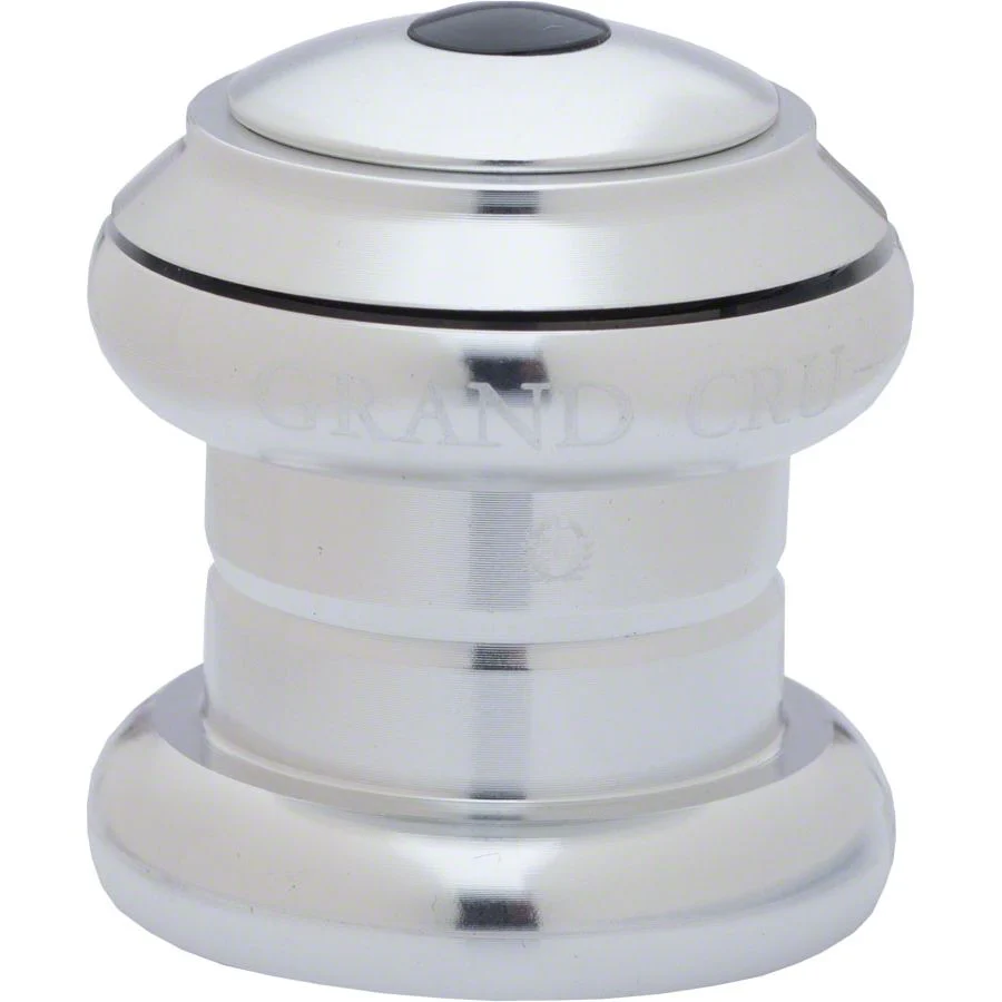 Grand Cru 1-1/8" Threadless Headset: Polished Silver