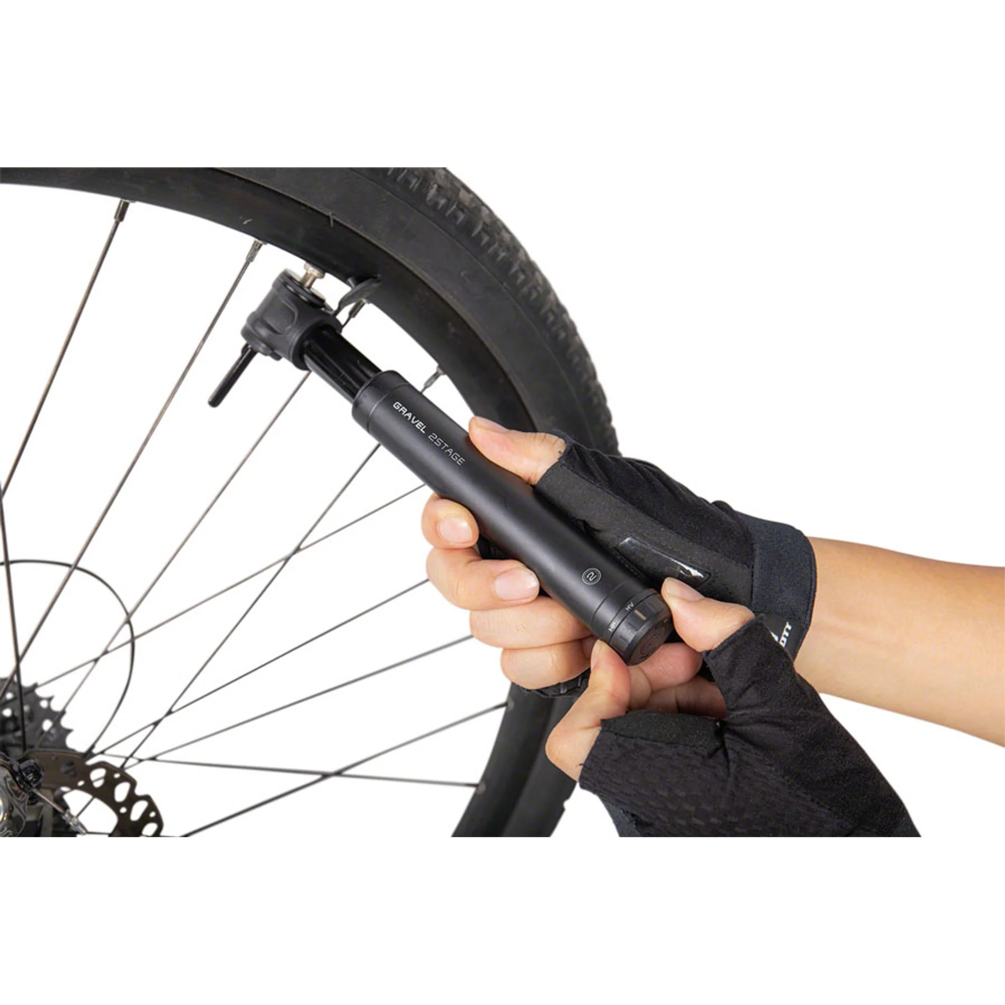 Gravel Mini Pump - 2Stage, 90psi, Black - Image 4