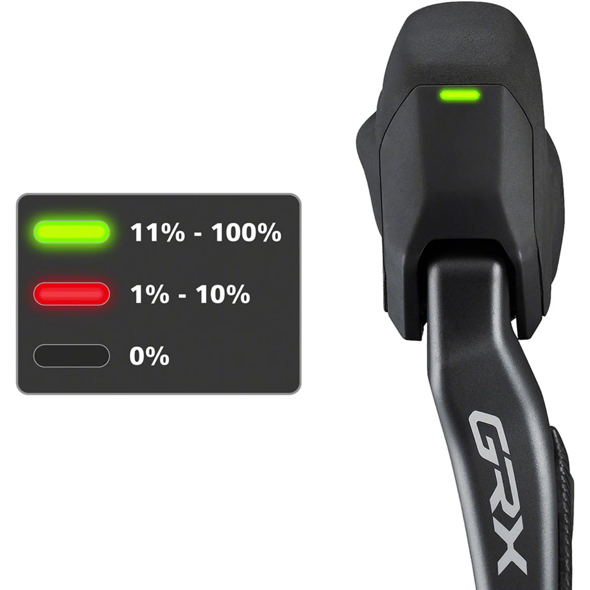 GRX ST-RX825 Di2 Shifter/Brake Lever with BR-RX820 Hydraulic Disc Brake Caliper - Image 7