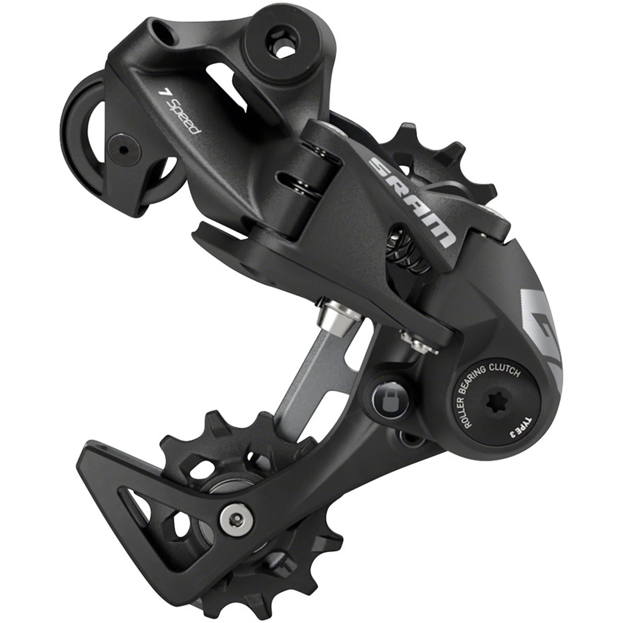 GX DH Rear Derailleur - 7-Speed, Medium Cage, Black, with Clutch, A3