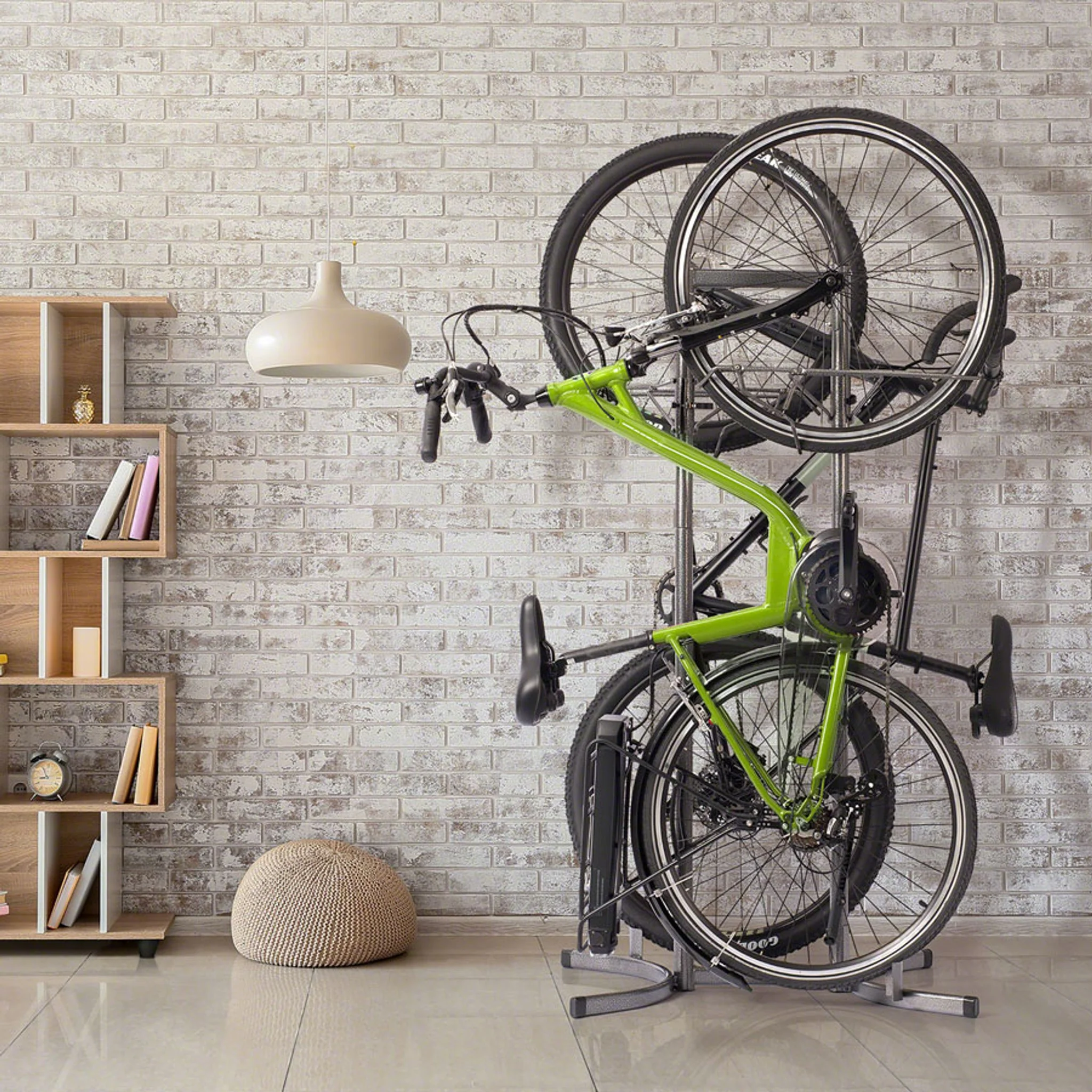 Heavy Duty 2-Bike Upright Stand - Image 4