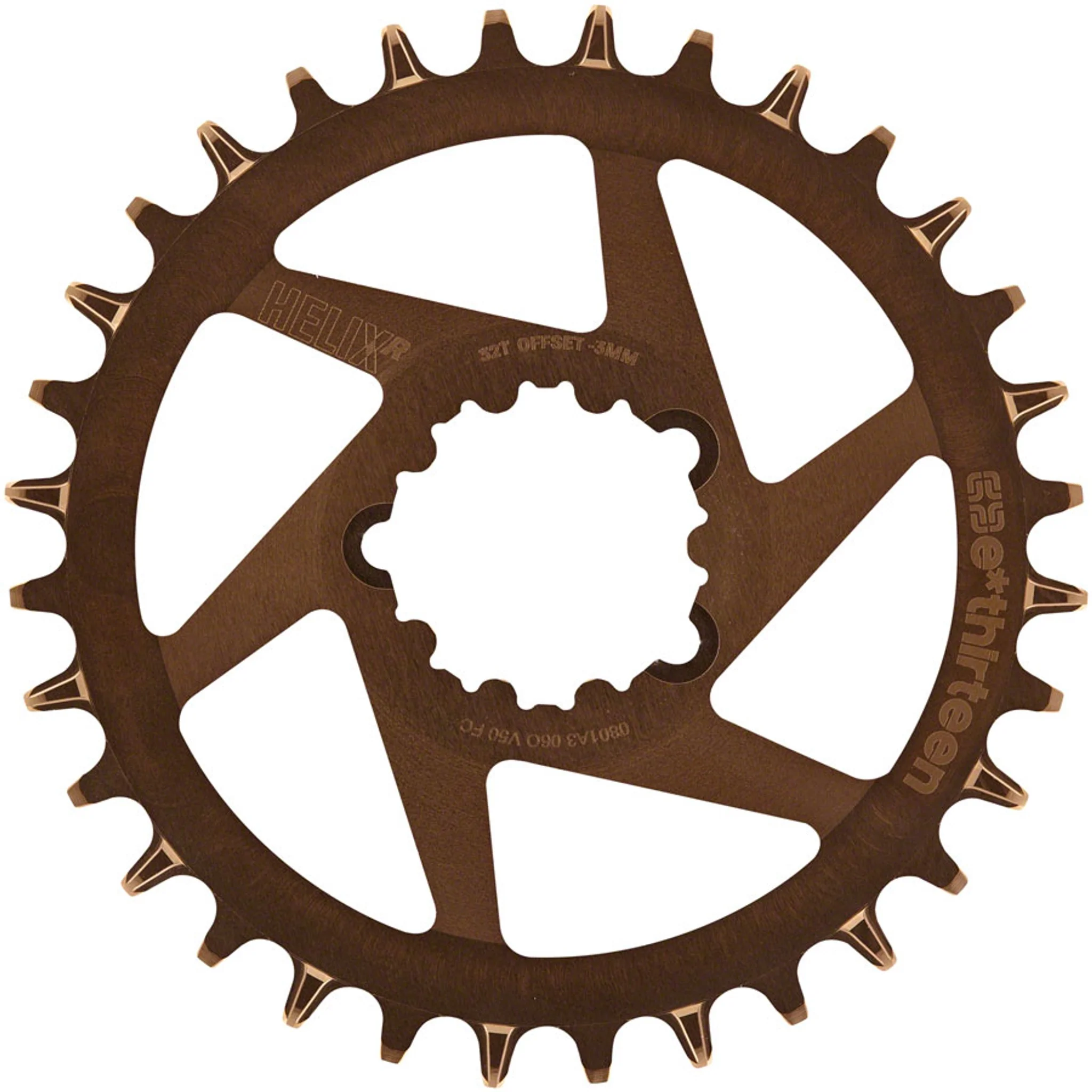 Helix Race SRAM 3-Bolt Direct Mount Chainring - Image 5