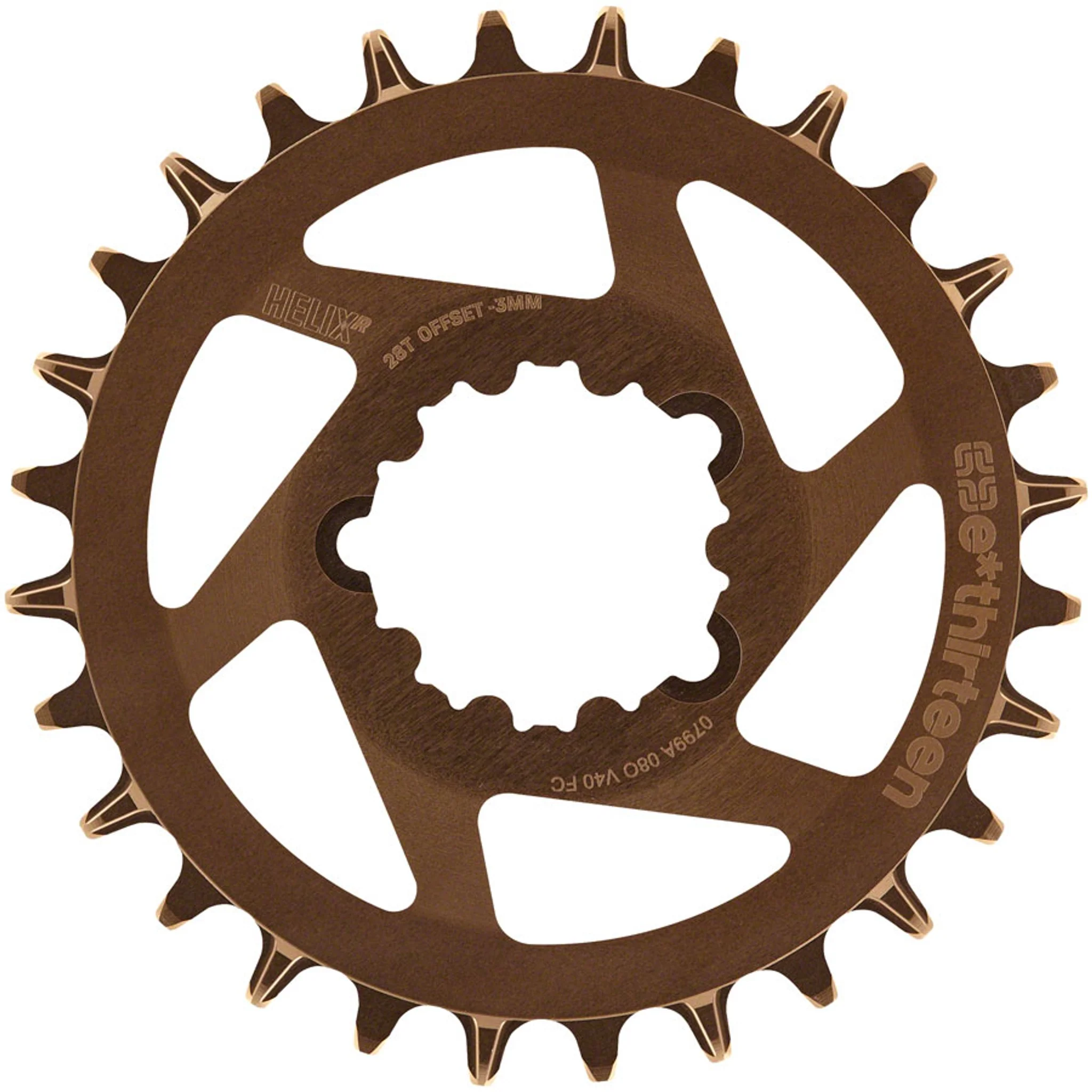 Helix Race SRAM 3-Bolt Direct Mount Chainring - Image 7