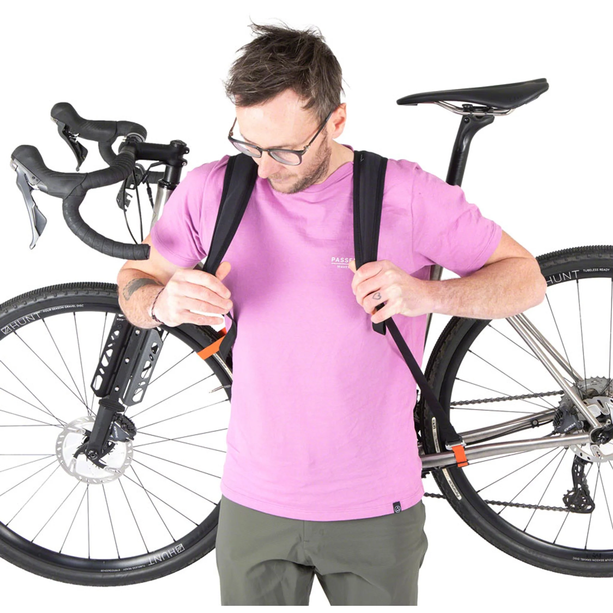 Hike A Bike Stowable Carrying Harness - Black - Image 8