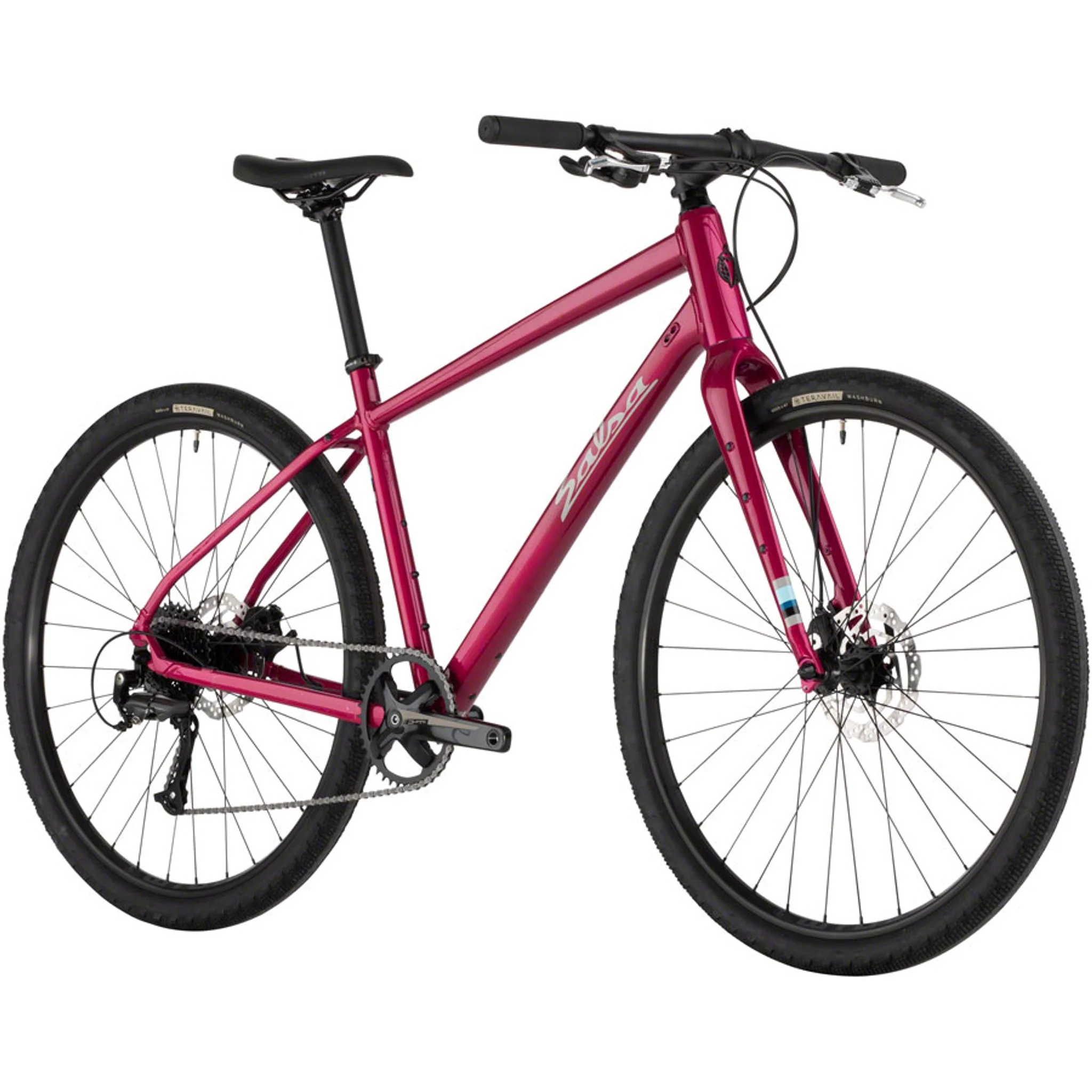 Journeyer Flat Bar Acolyte 650 Bike - Red - Image 2