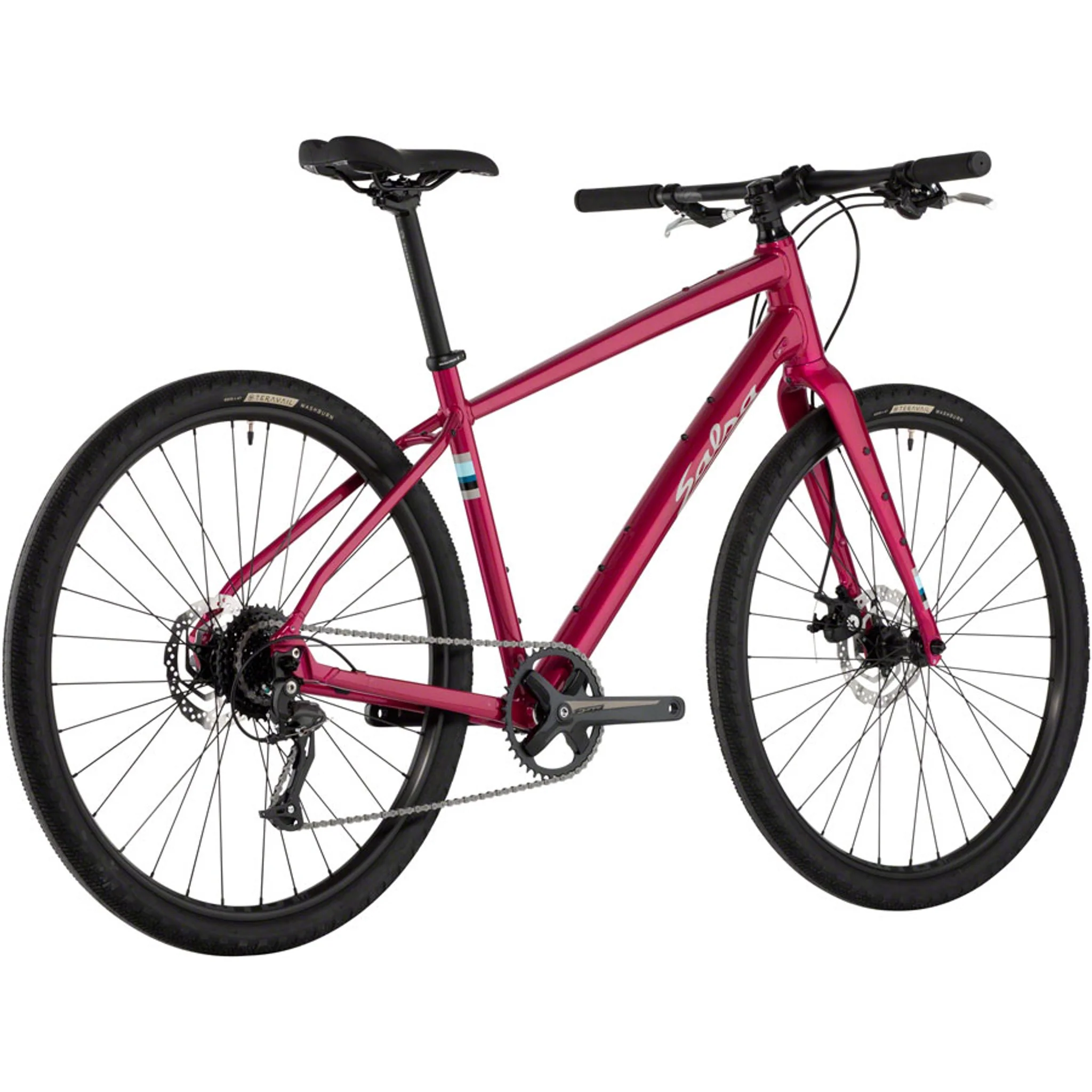 Journeyer Flat Bar Acolyte 650 Bike - Red - Image 3
