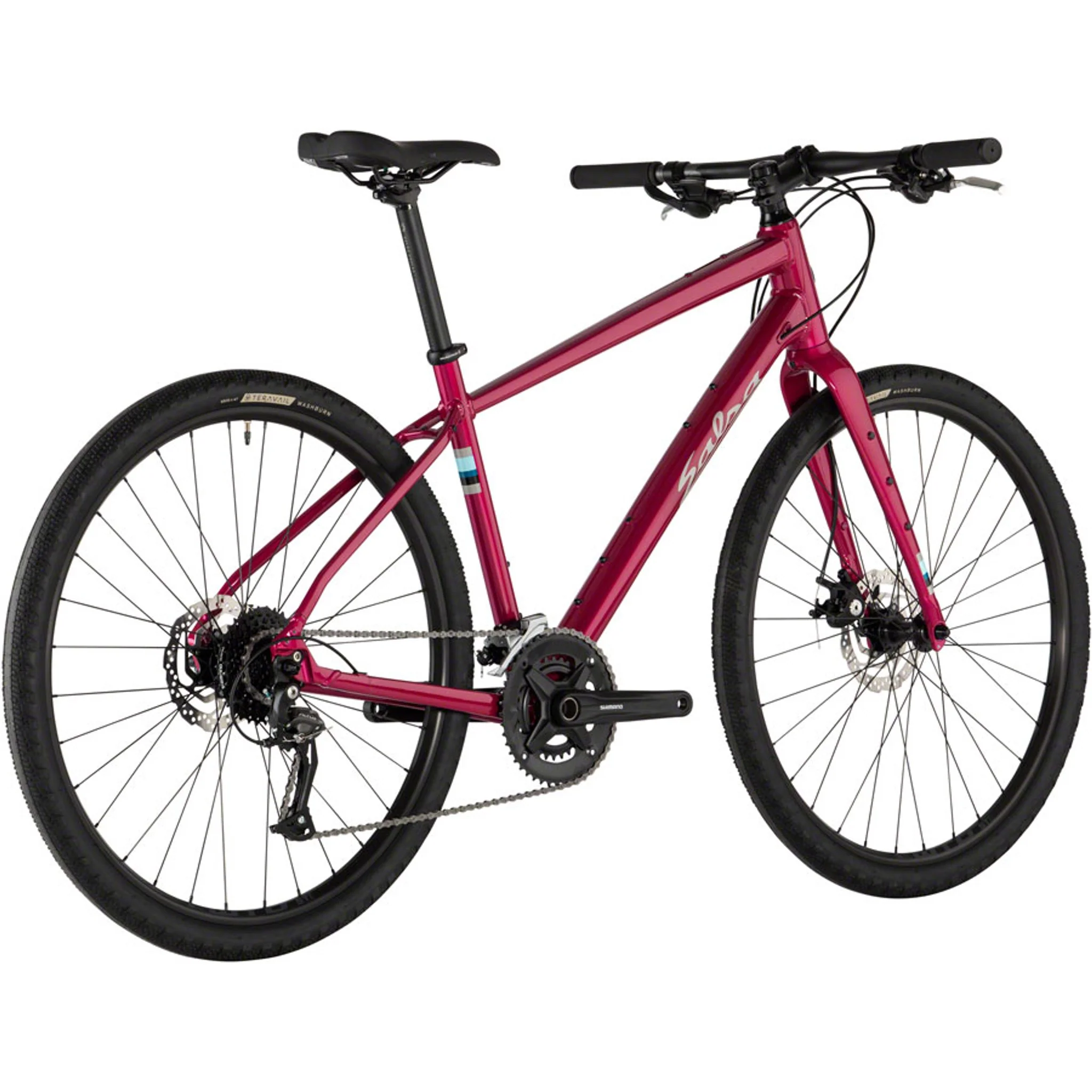 Journeyer Flat Bar Altus 650 Bike - Red - Image 3