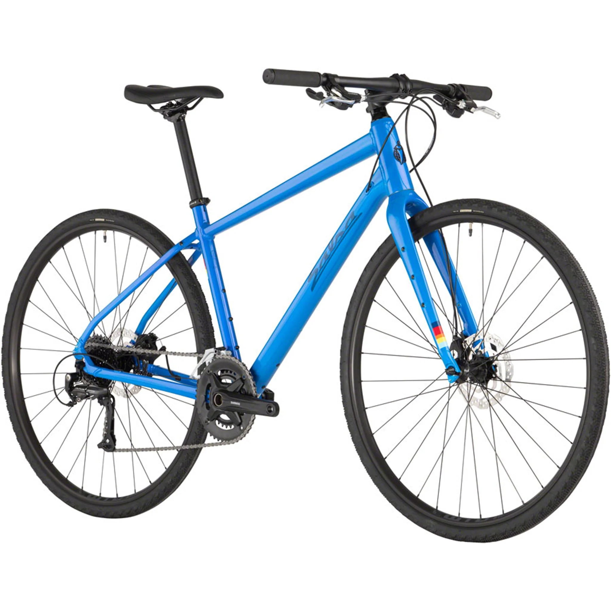 Journeyer Flat Bar Altus 700 Bike - Blue - Image 2