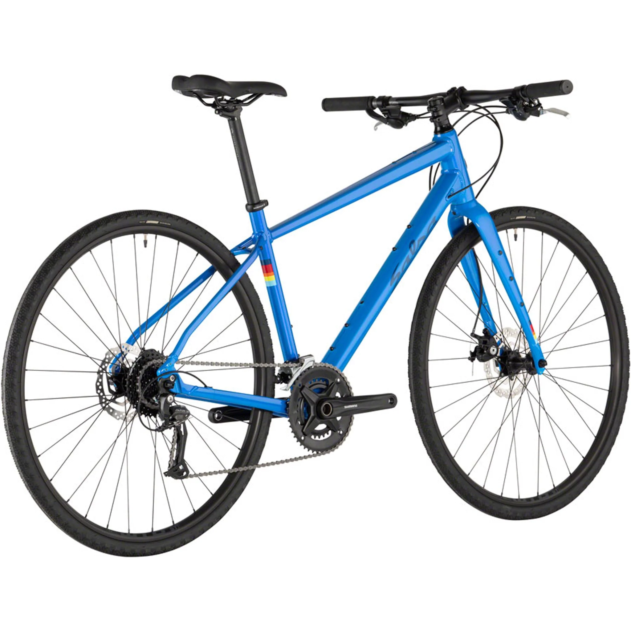Journeyer Flat Bar Altus 700 Bike - Blue - Image 3