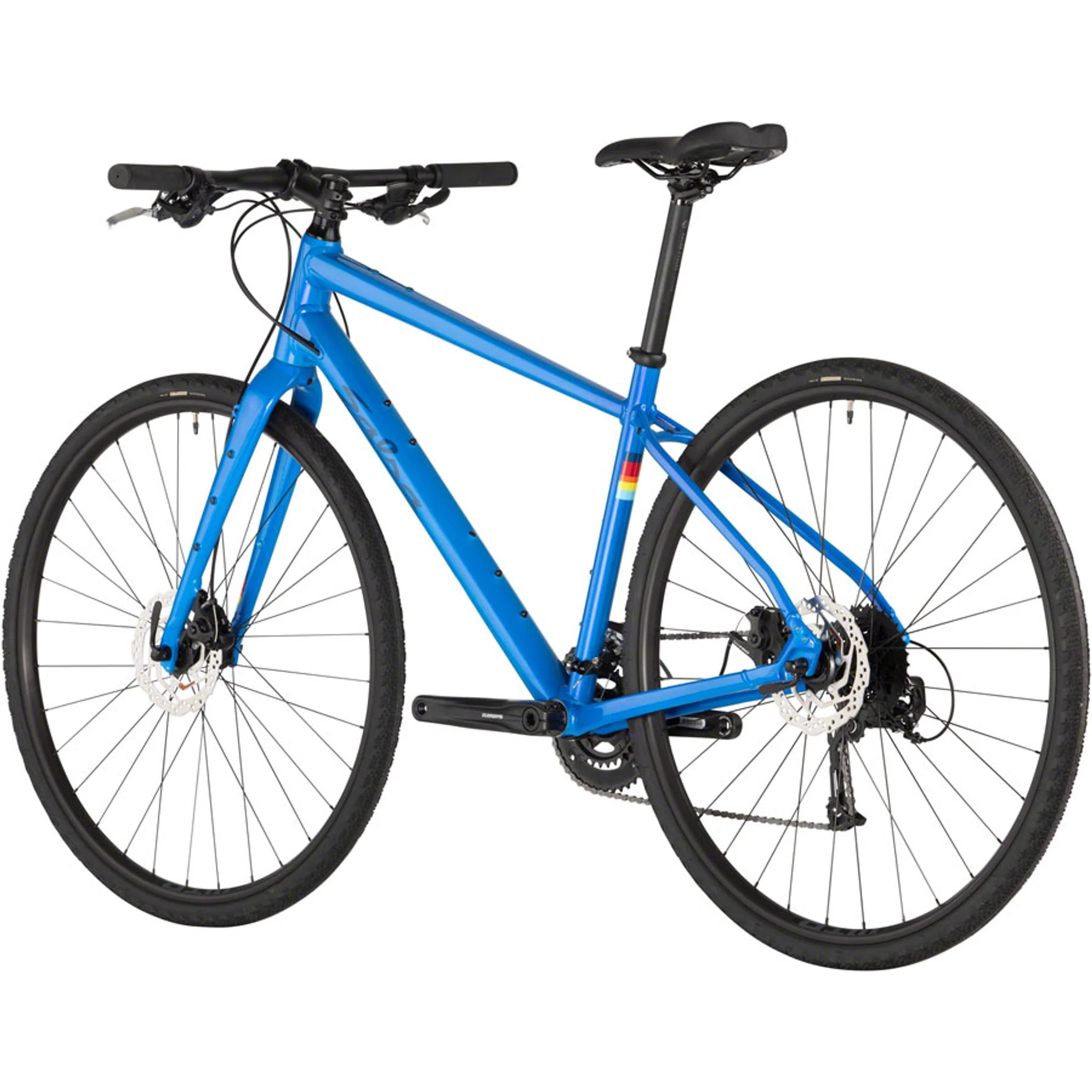 Journeyer Flat Bar Altus 700 Bike - Blue - Image 6
