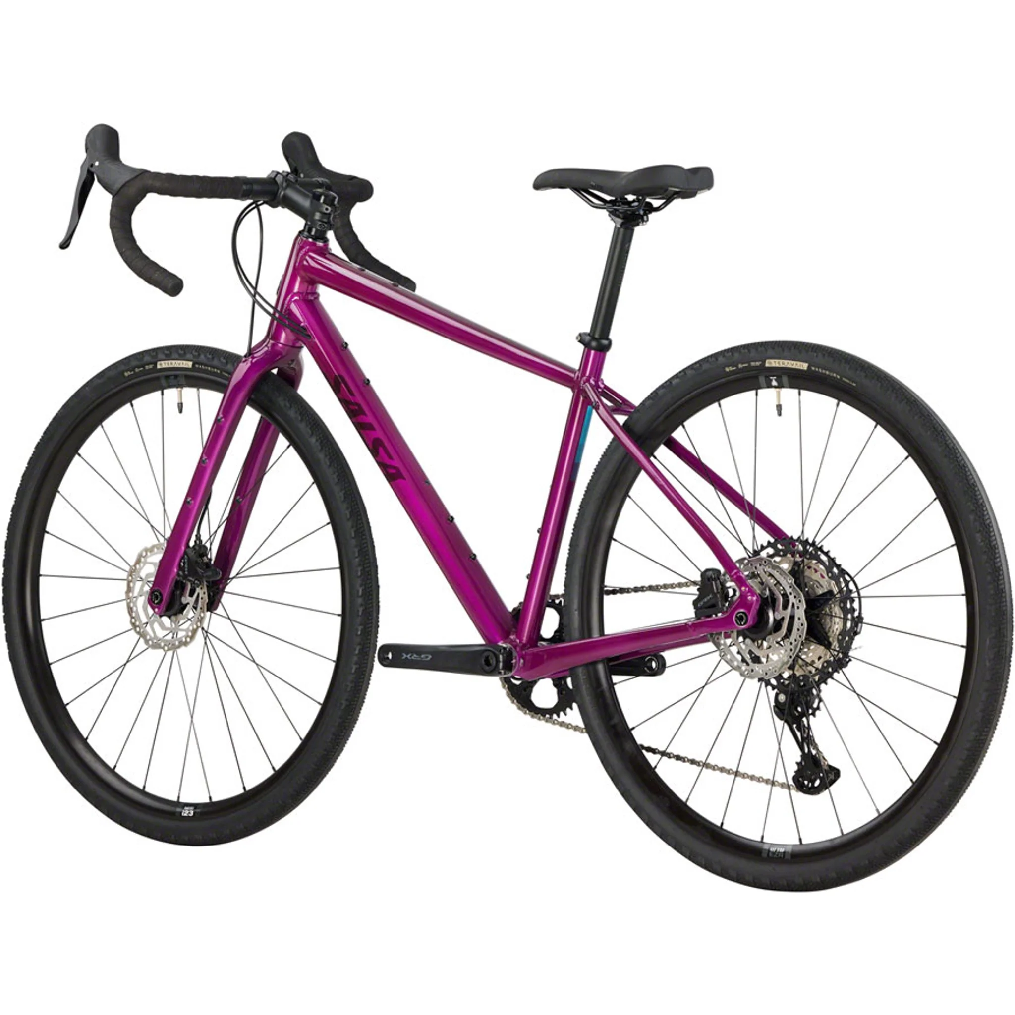 Journeyer GRX 610 1x12 700c Bike - Dark Magenta - Image 3