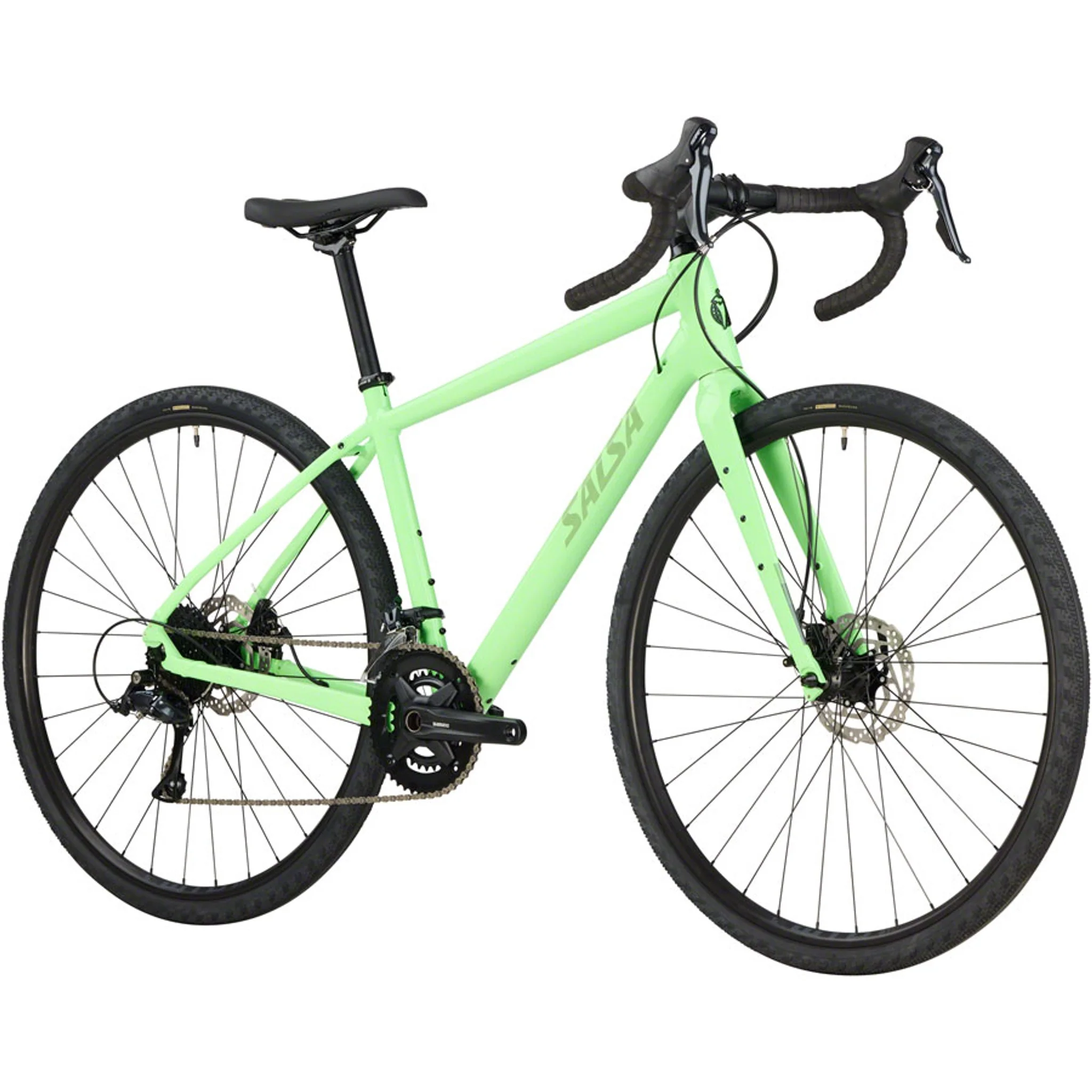 Journeyer Sora 2x9 700c Bike - Citrus Green - Image 2
