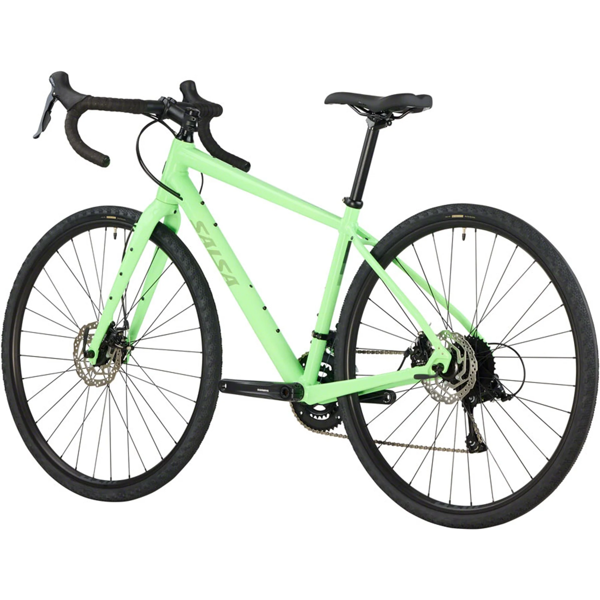 Journeyer Sora 2x9 700c Bike - Citrus Green - Image 3