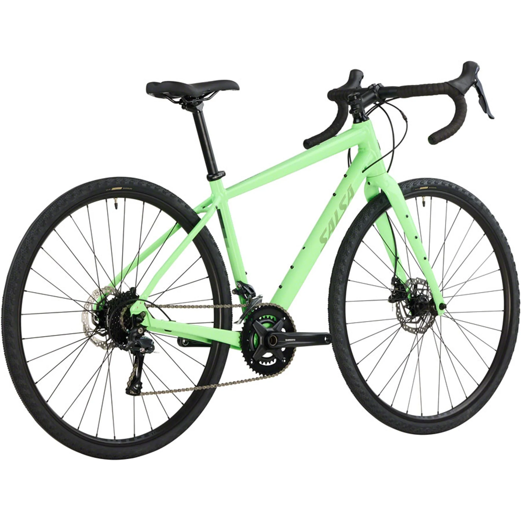 Journeyer Sora 2x9 700c Bike - Citrus Green - Image 4