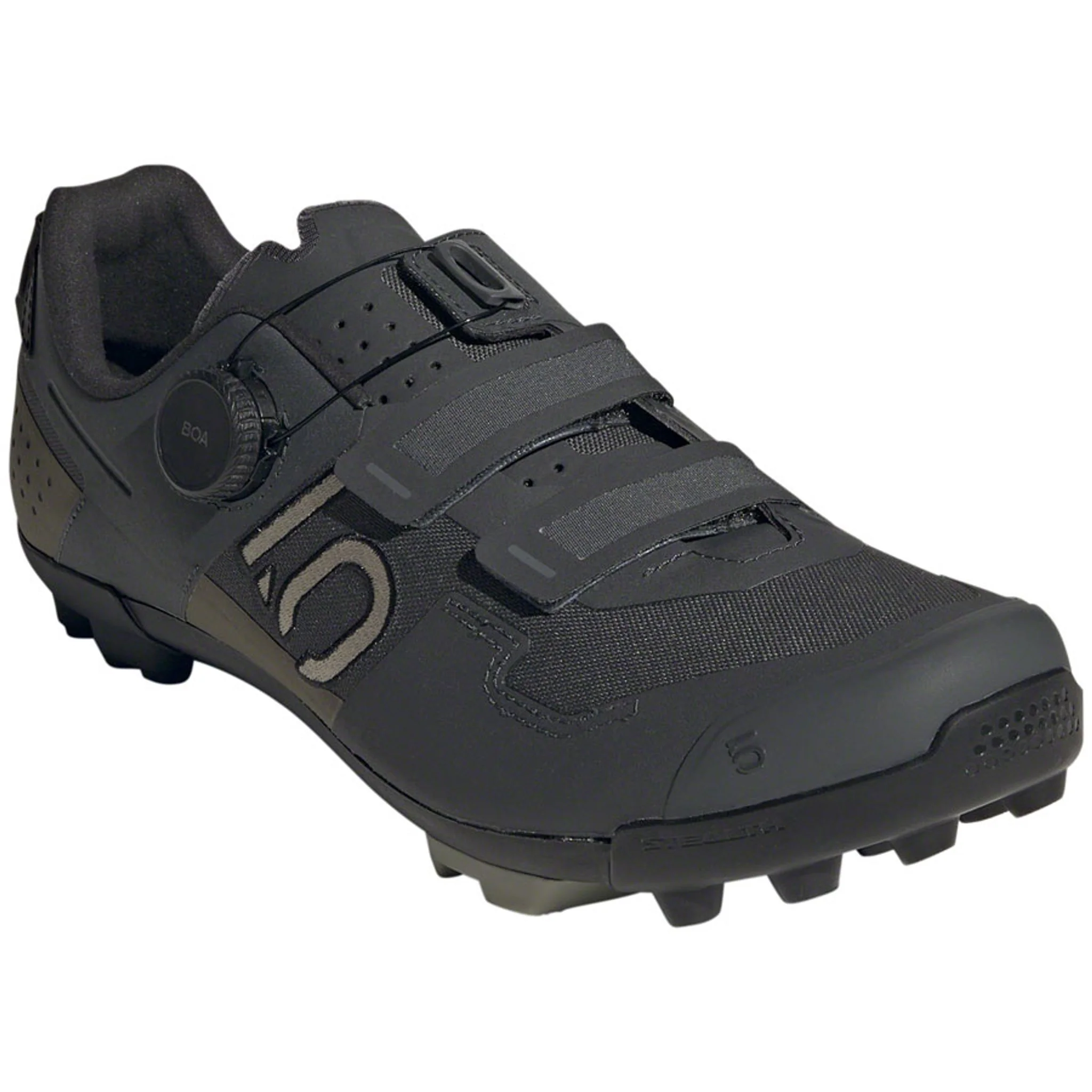 Kestrel BOA Mountain Clipless Shoes - Men's, Gray Six/Silver Pebble/Olive Strata - Image 5