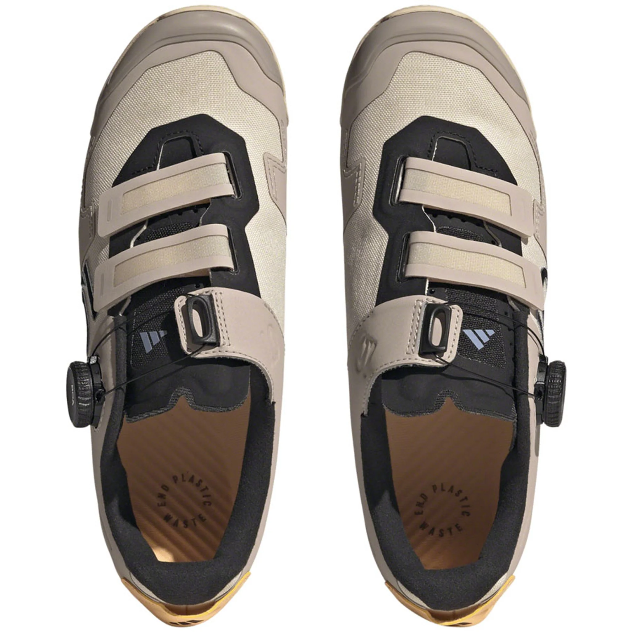 Kestrel Boa Mountain Clipless Shoes - Women's, Sand Strata/Silver Violet/Acid Orange - Image 3