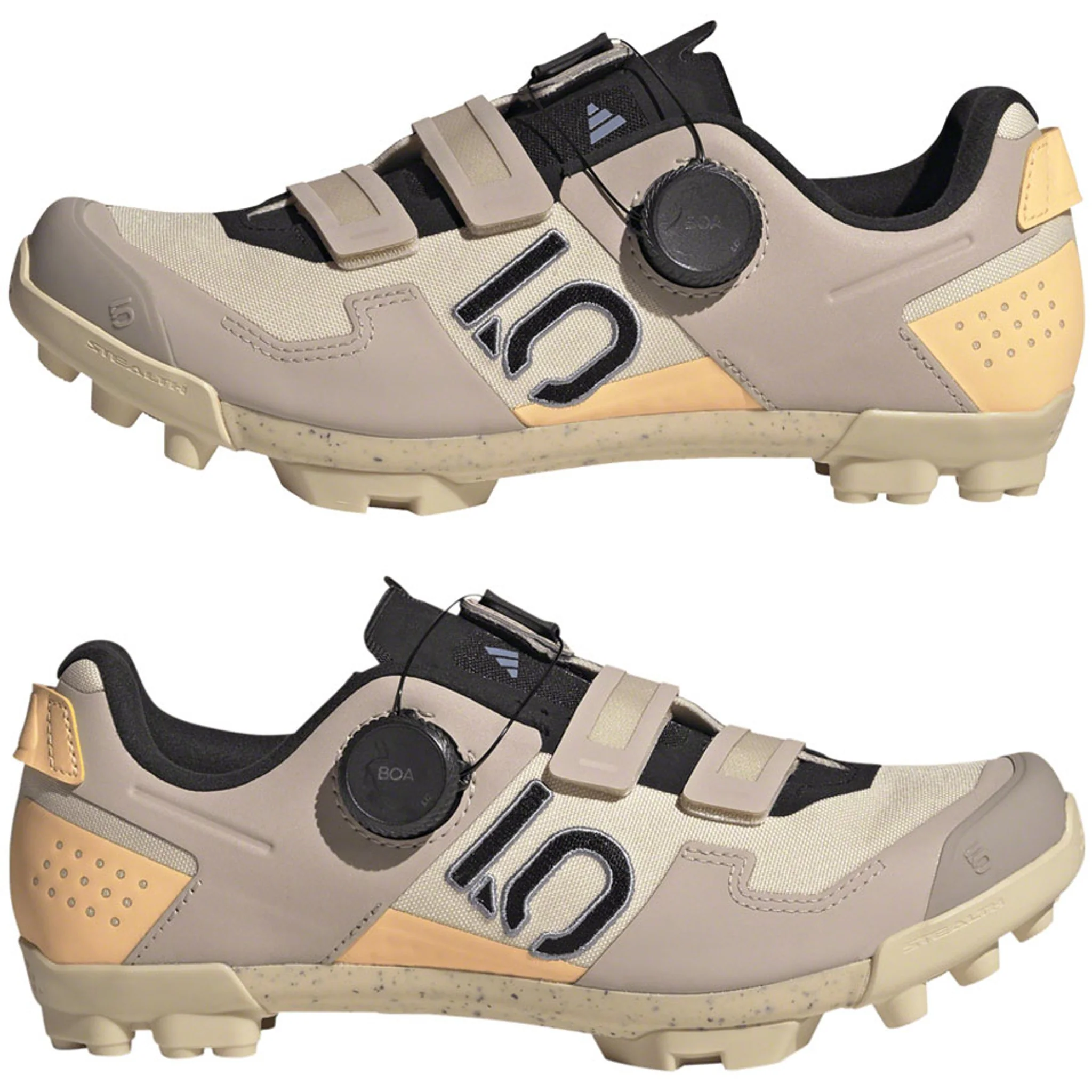 Kestrel Boa Mountain Clipless Shoes - Women's, Sand Strata/Silver Violet/Acid Orange - Image 5