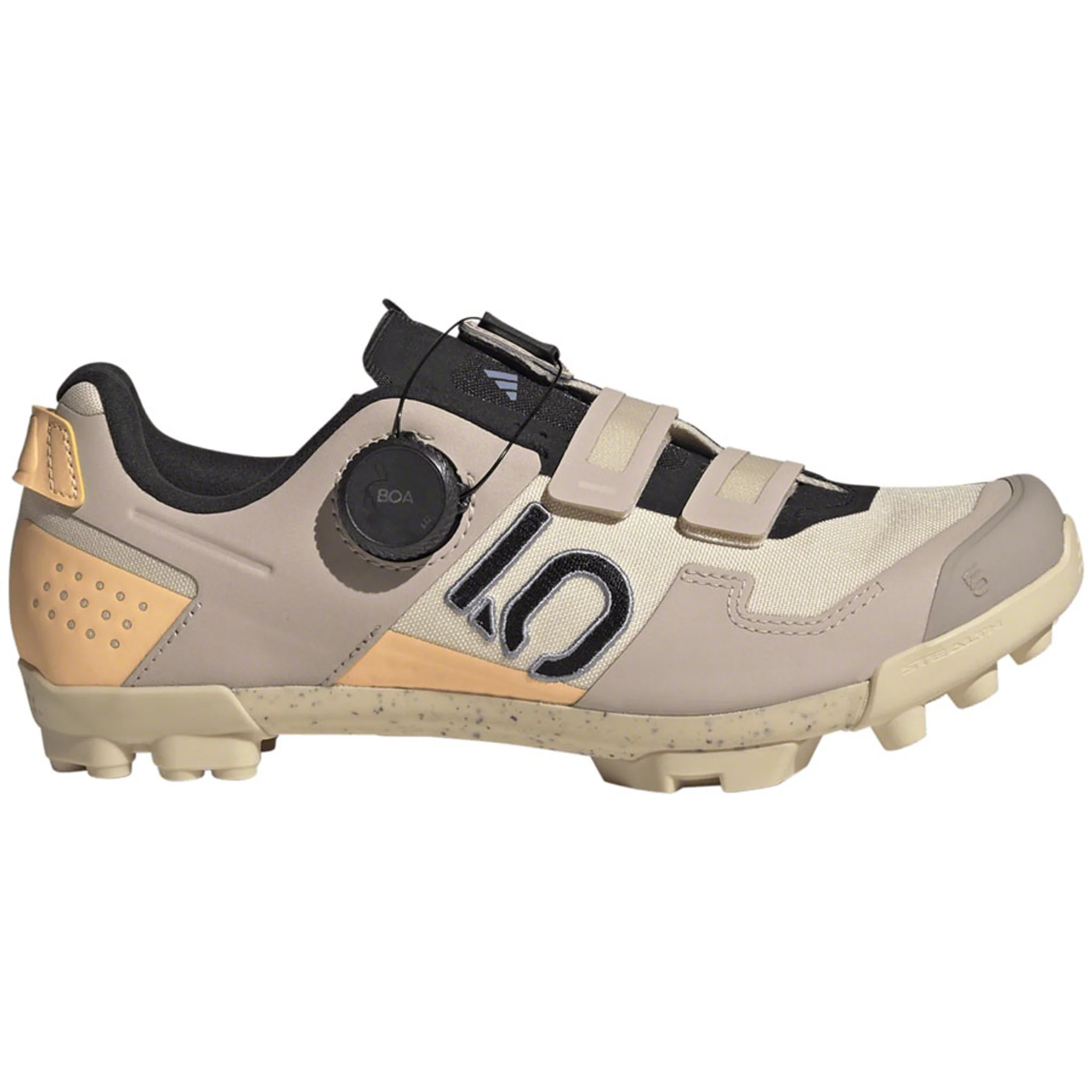 Kestrel Boa Mountain Clipless Shoes - Women's, Sand Strata/Silver Violet/Acid Orange - Image 6