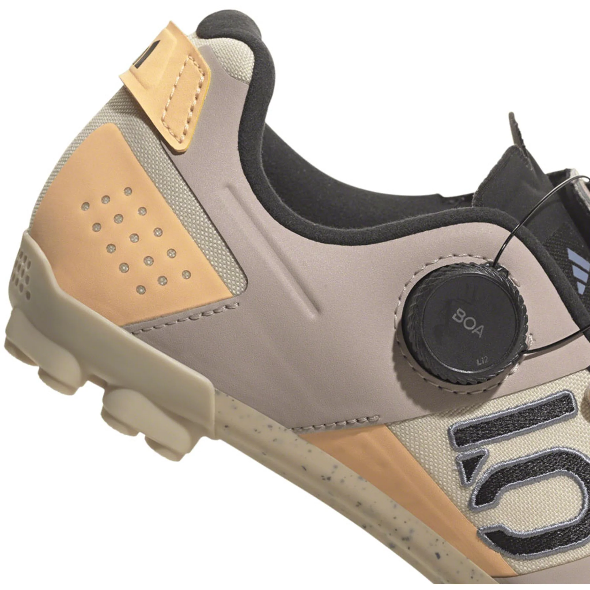 Kestrel Boa Mountain Clipless Shoes - Women's, Sand Strata/Silver Violet/Acid Orange - Image 7