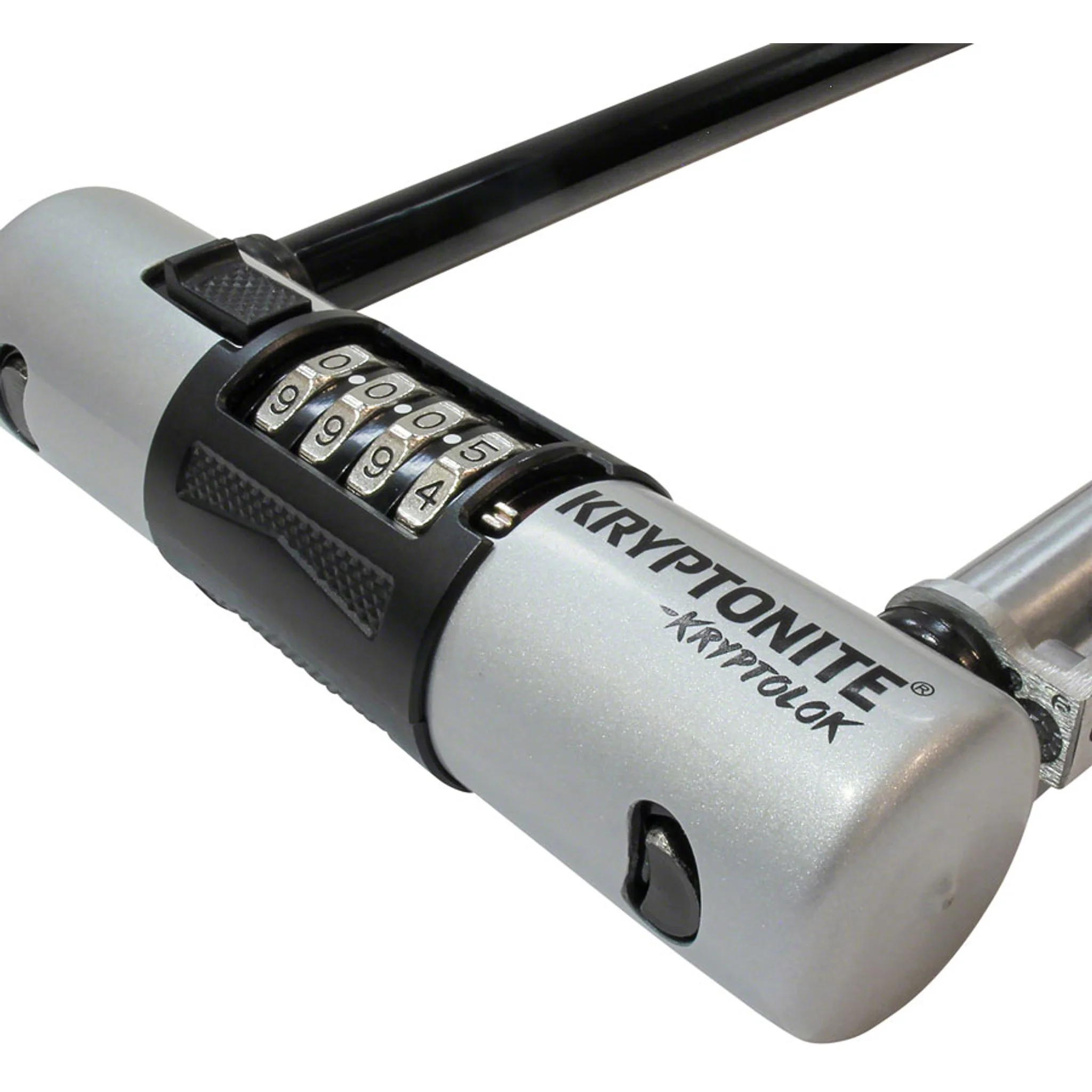 KryptoLok U-Lock - 4 x 9", 4-Digit Combination, Black, Includes bracket - Image 5