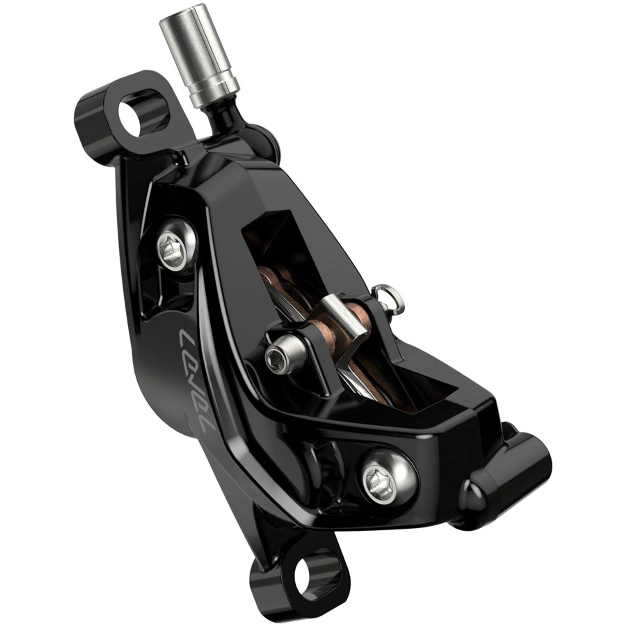 Level Silver Stealth 4-Piston Disc Brake and Lever - Image 4