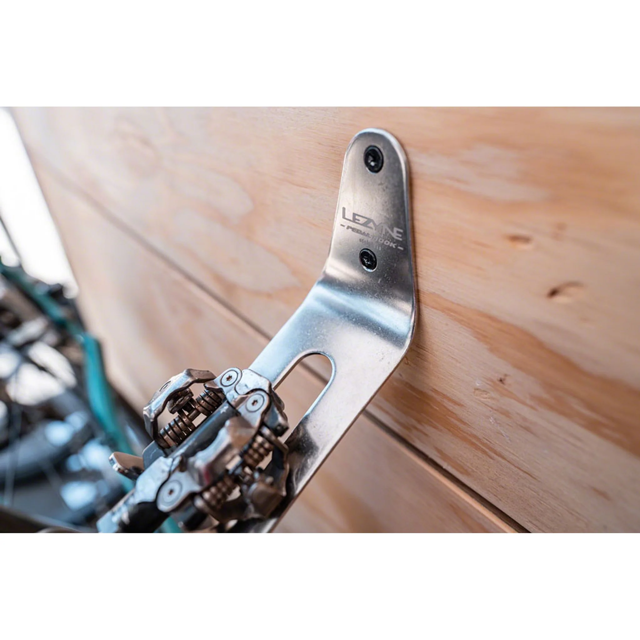Lezyne Stainless Pedal Bike Storage Hook - Silver - Image 3