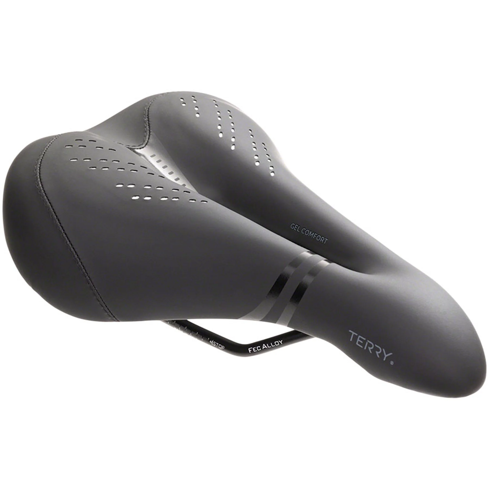 Liberator Y Gel Saddle - Steel, Black, Men's, Italia