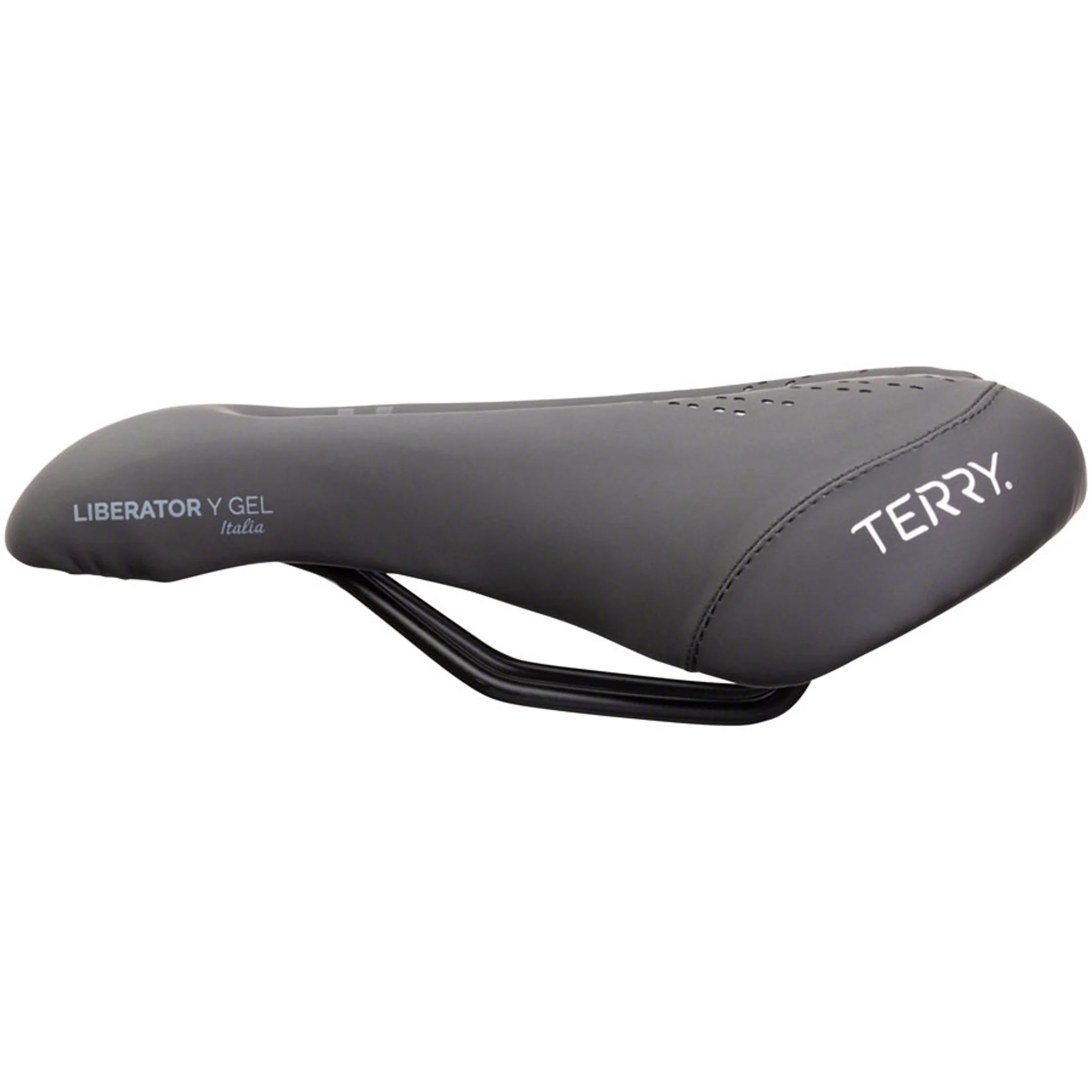 Liberator Y Gel Saddle - Steel, Black, Men's, Italia - Image 4