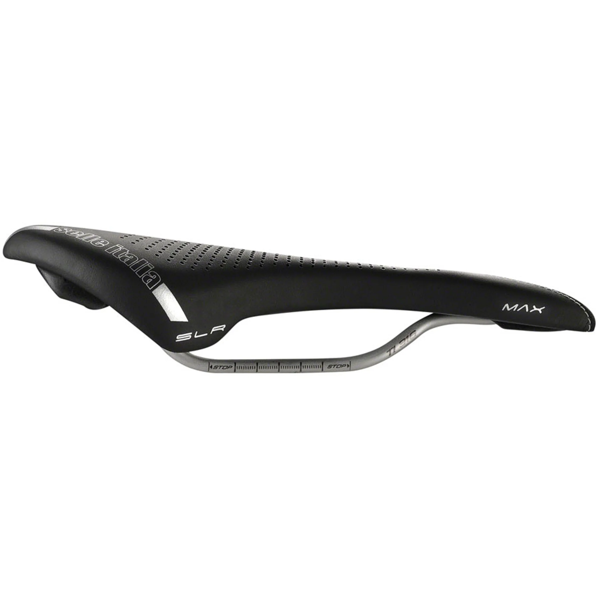 Max SLR Gel Superflow Saddle - Titanium, Black, L3