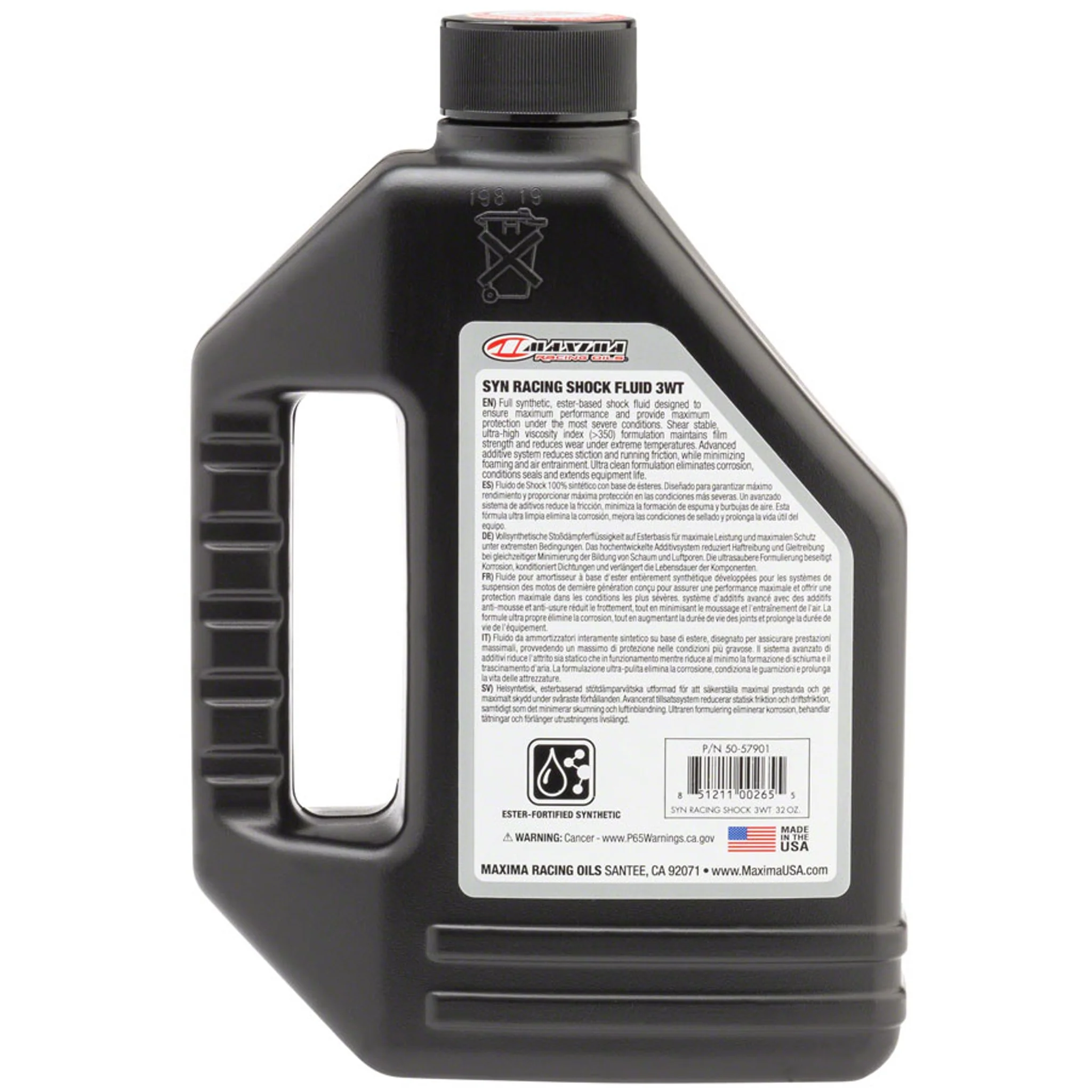 Maxima Synthetic All-Temperatures Suspension Oil - 3Wt, 1 Liter - Image 2