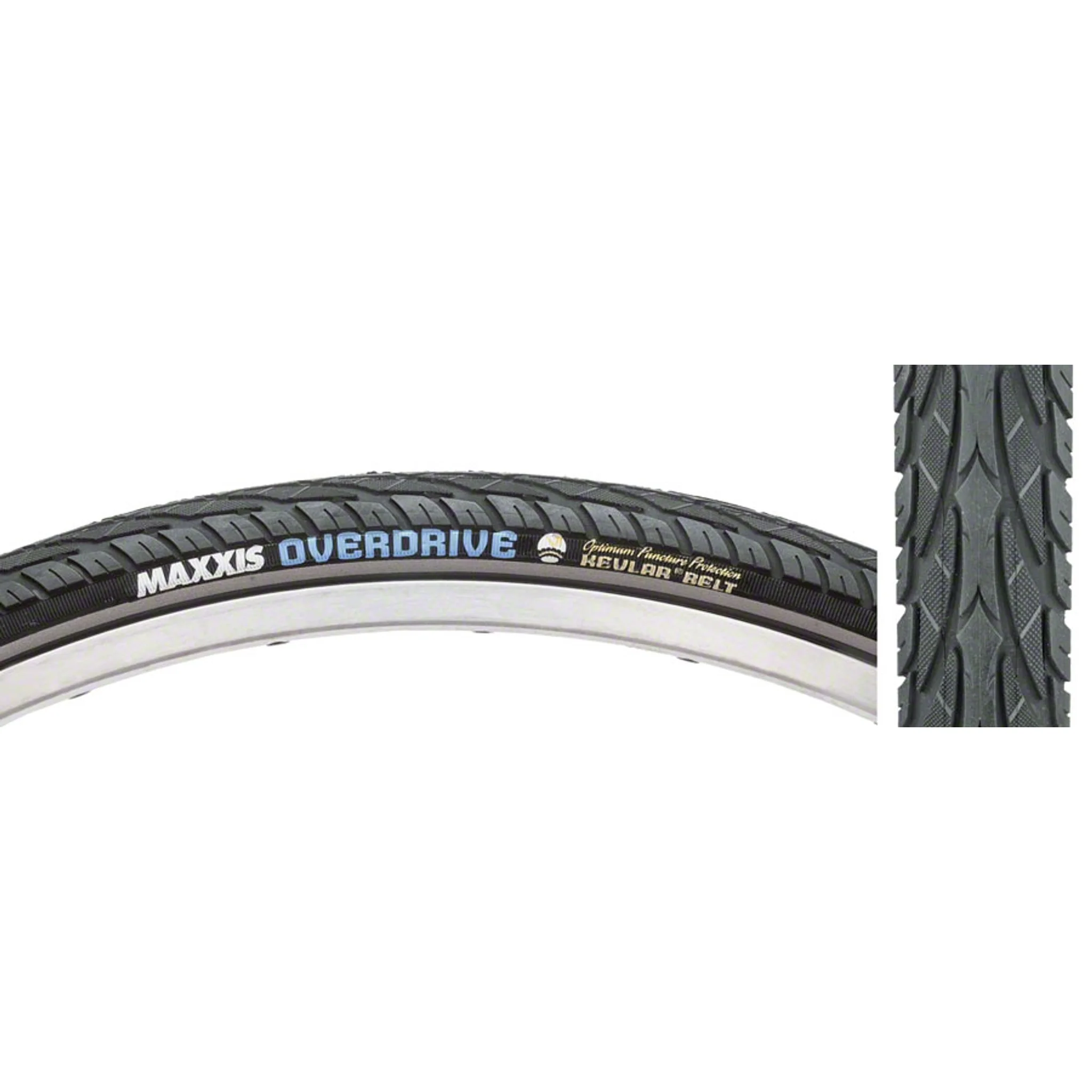 Overdrive Tire - 700 x 38, Clincher, Wire, Black, Single, K2
