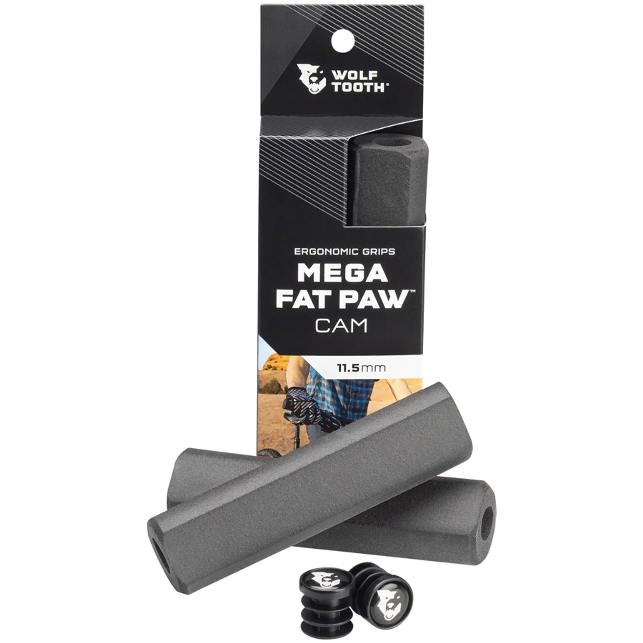 Mega Fat Paw Cam Grips - Black - Image 2