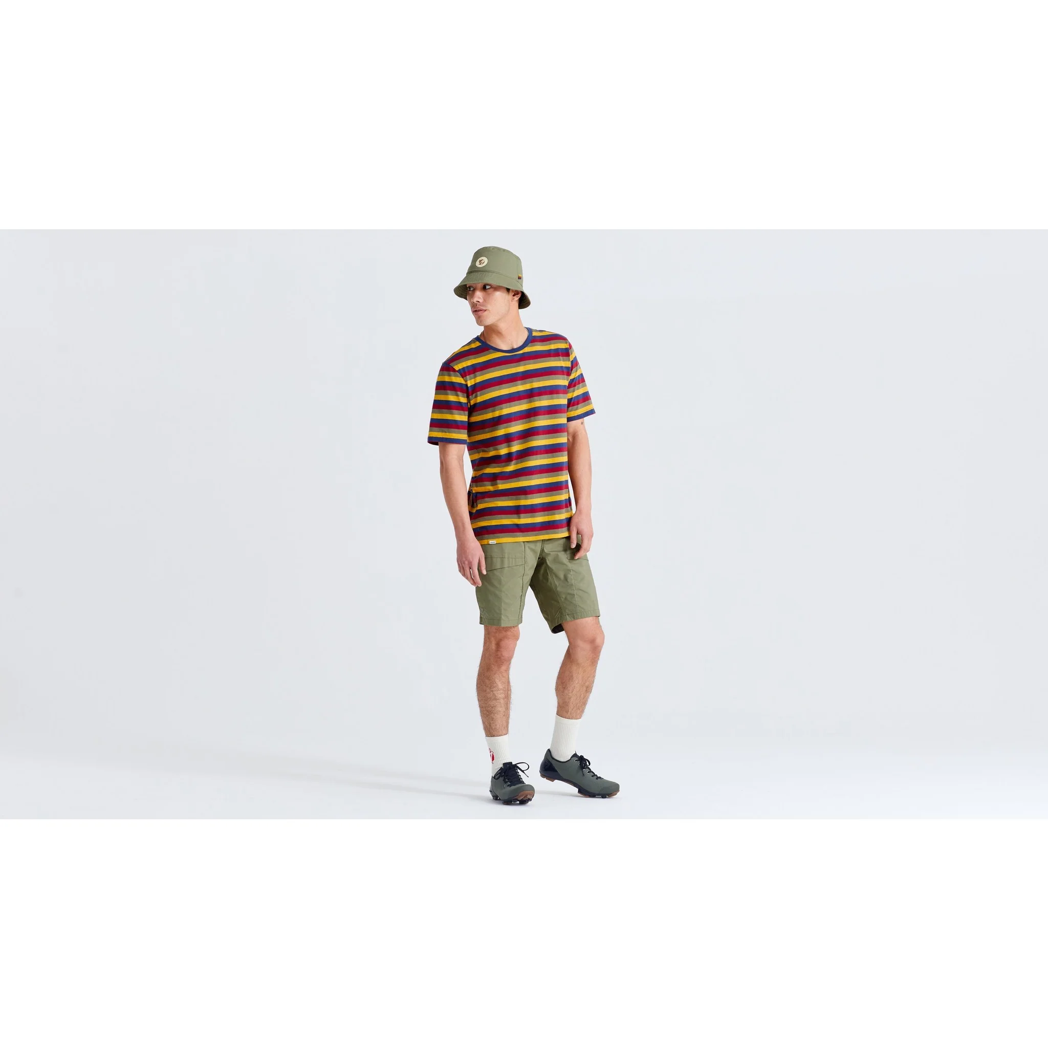 Men's Specialized/Fjällräven Cotton Striped Short Sleeve Tee