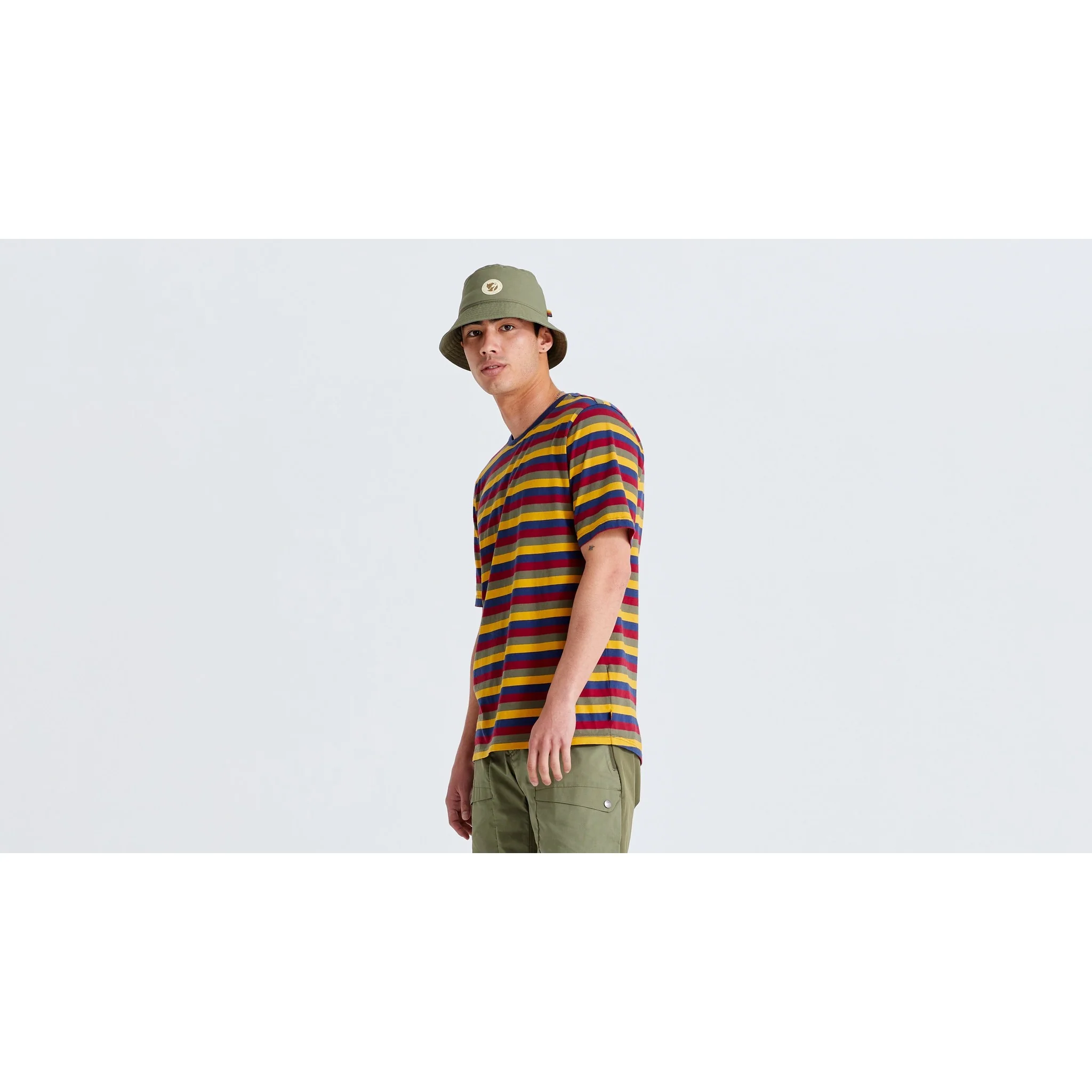 Men's Specialized/Fjällräven Cotton Striped Short Sleeve Tee - Image 3