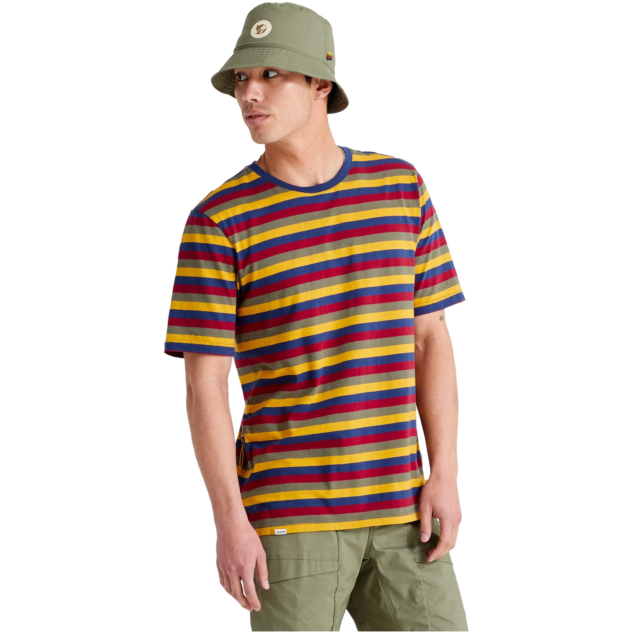 Men's Specialized/Fjällräven Cotton Striped Short Sleeve Tee - Image 5