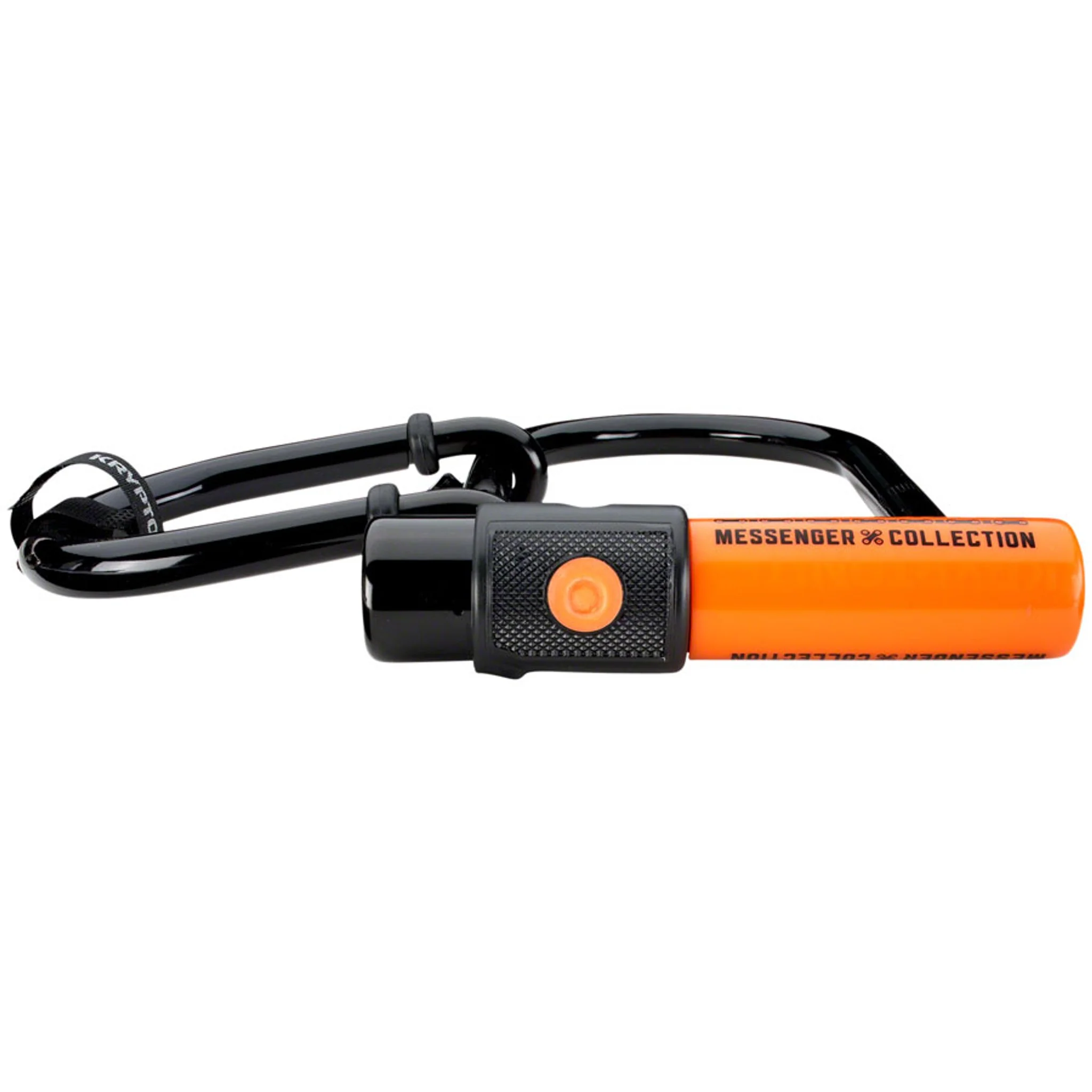 Kryptonite Messenger Mini Plus U-Lock - 3.75 x 6.5", Keyed, Black, Includes 3.25" wheel extender shackle - Image 2